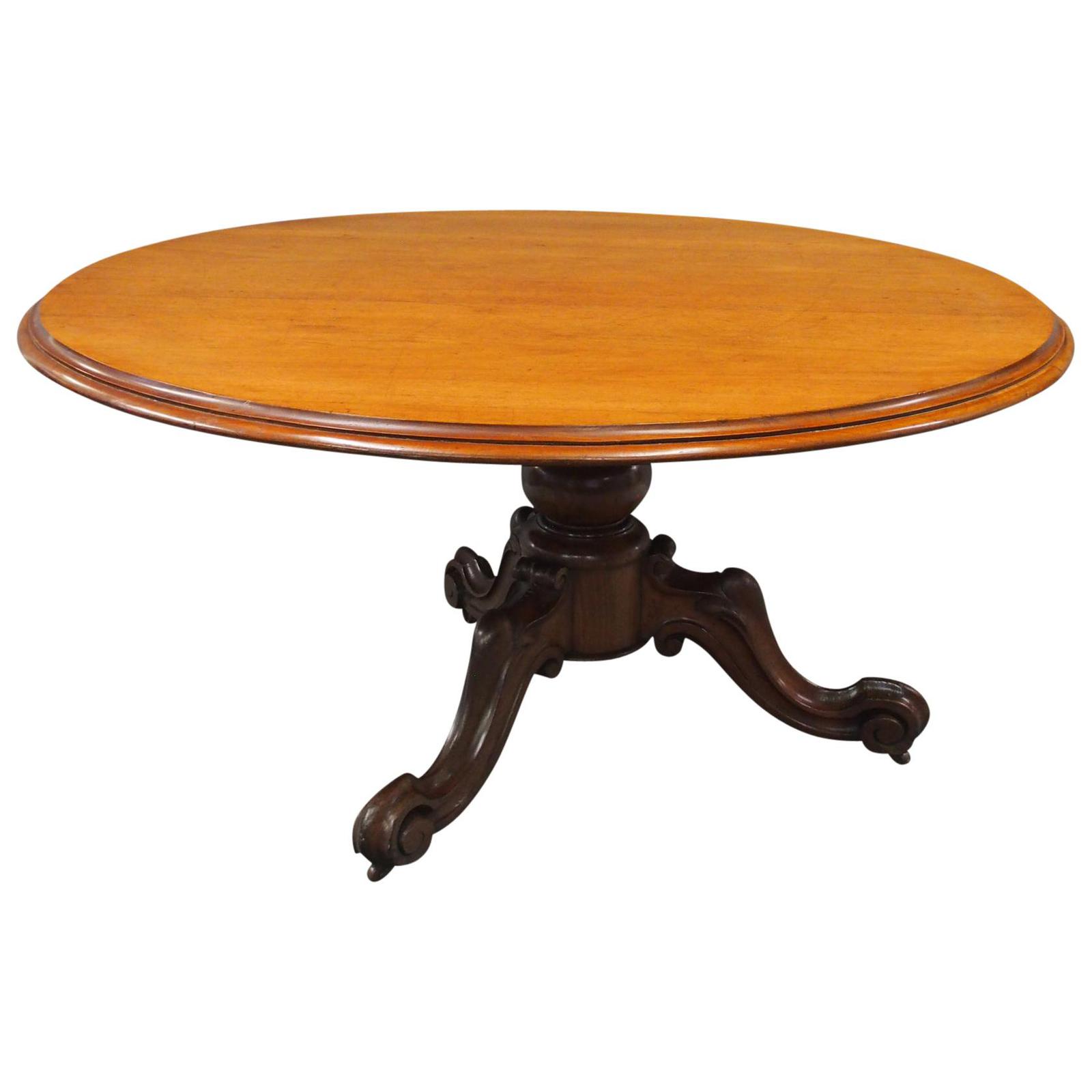 George II Style Circular Mahogany Dining Table (1 of 10)