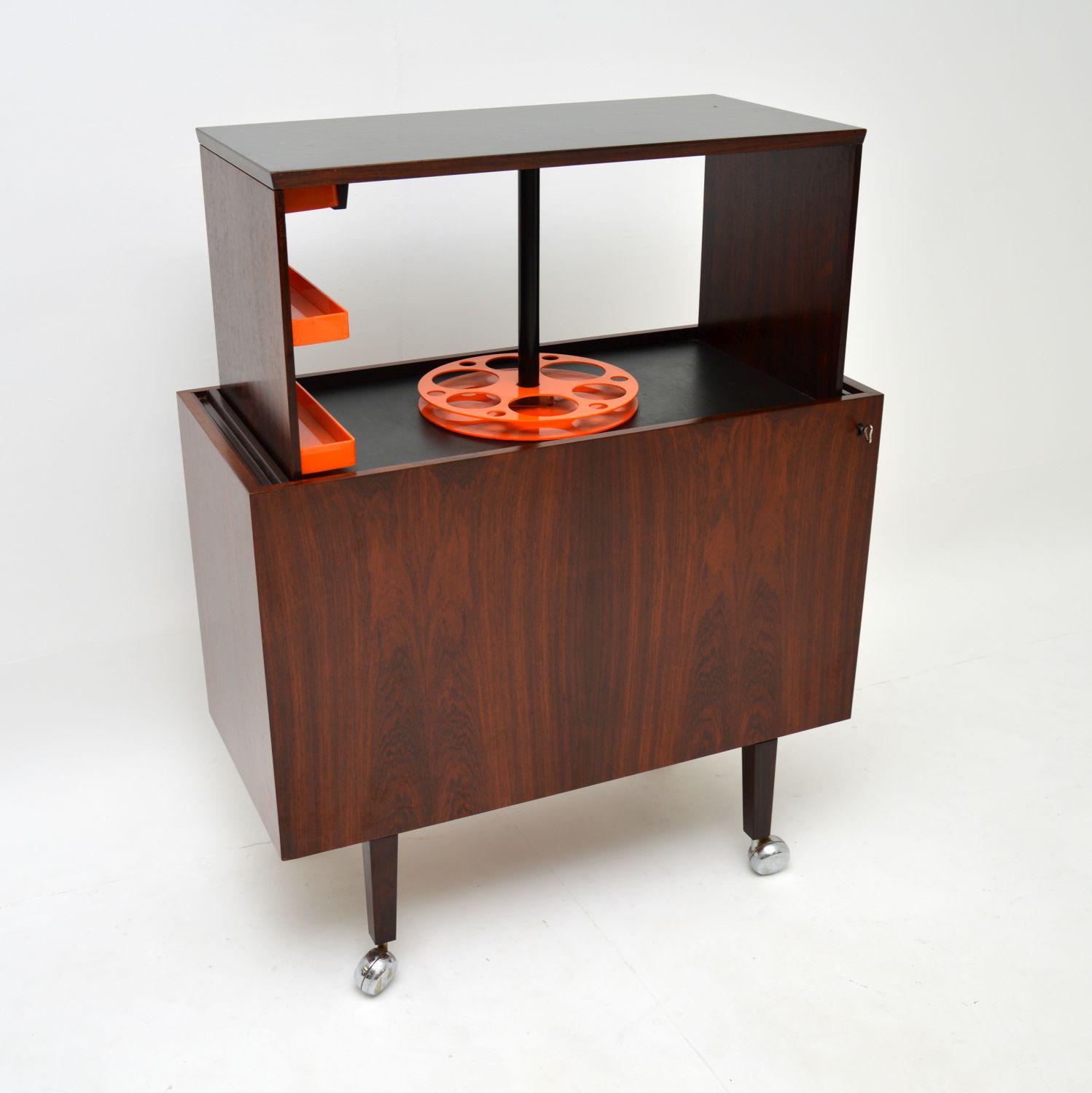 Danish Rosewood Hydraulic Drinks Cabinet by Kai Kristiansen (1 of 14) Danish Rosewood Hydraulic Drinks Cabinet by Kai Kristiansen (1 of 14)