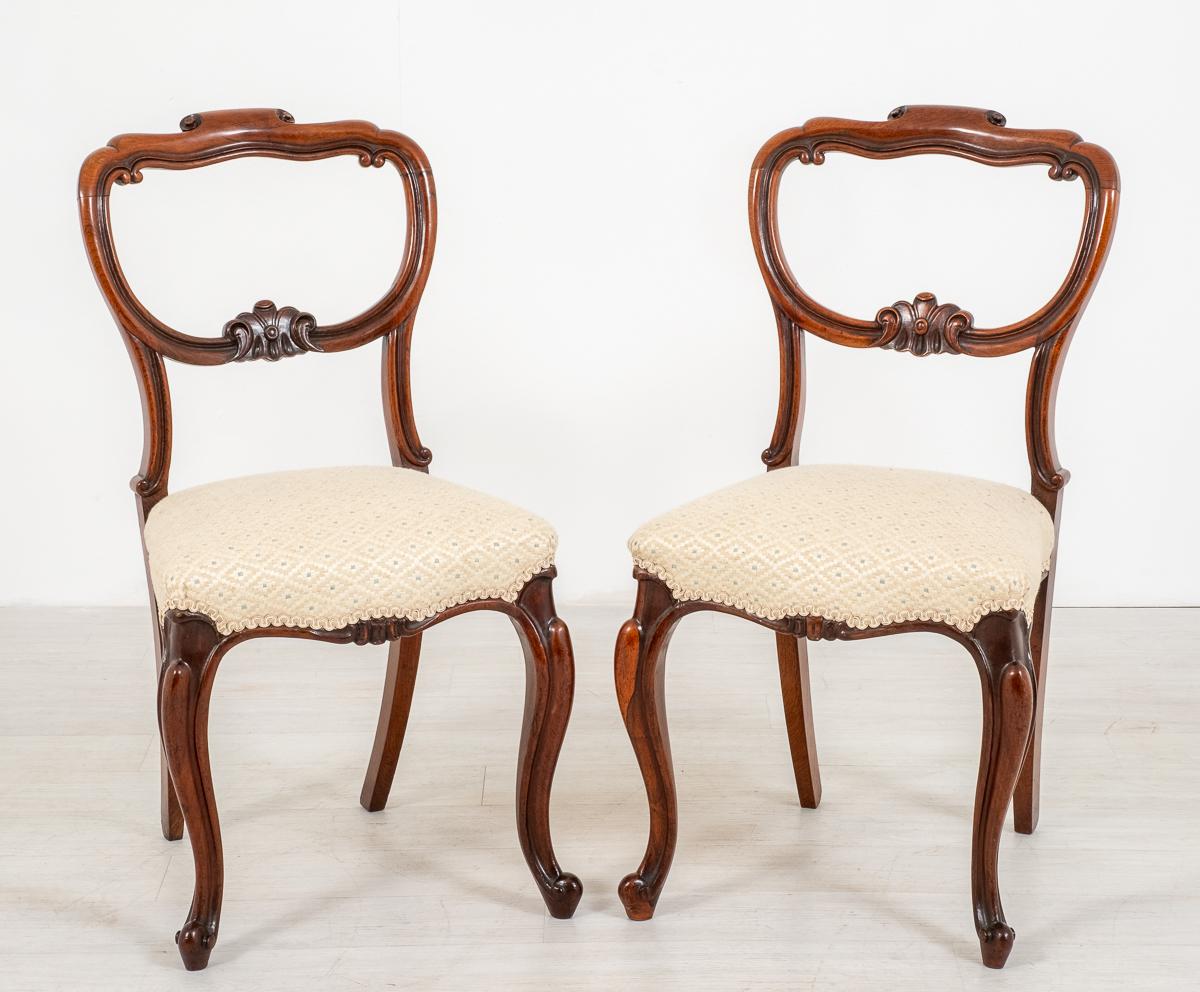 Pretty Pair of Rosewood Side Chairs (1 of 7) Pretty Pair of Rosewood Side Chairs (1 of 7)