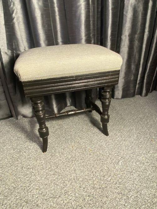 Ebonised Piano Stool (1 of 4)