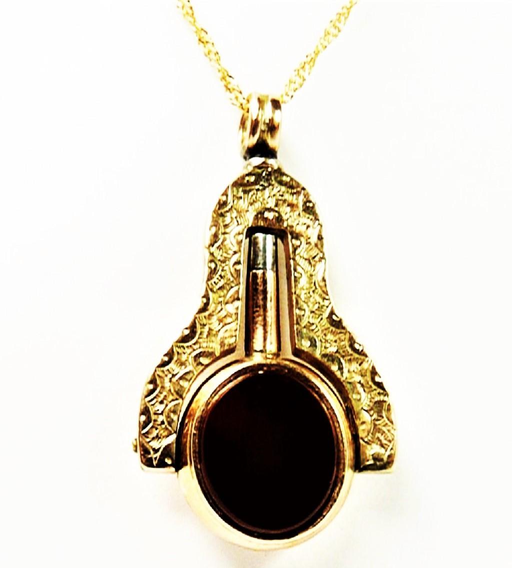 Ornate Antique 10ct Yellow Gold Watch Winder Fob (1 of 12)