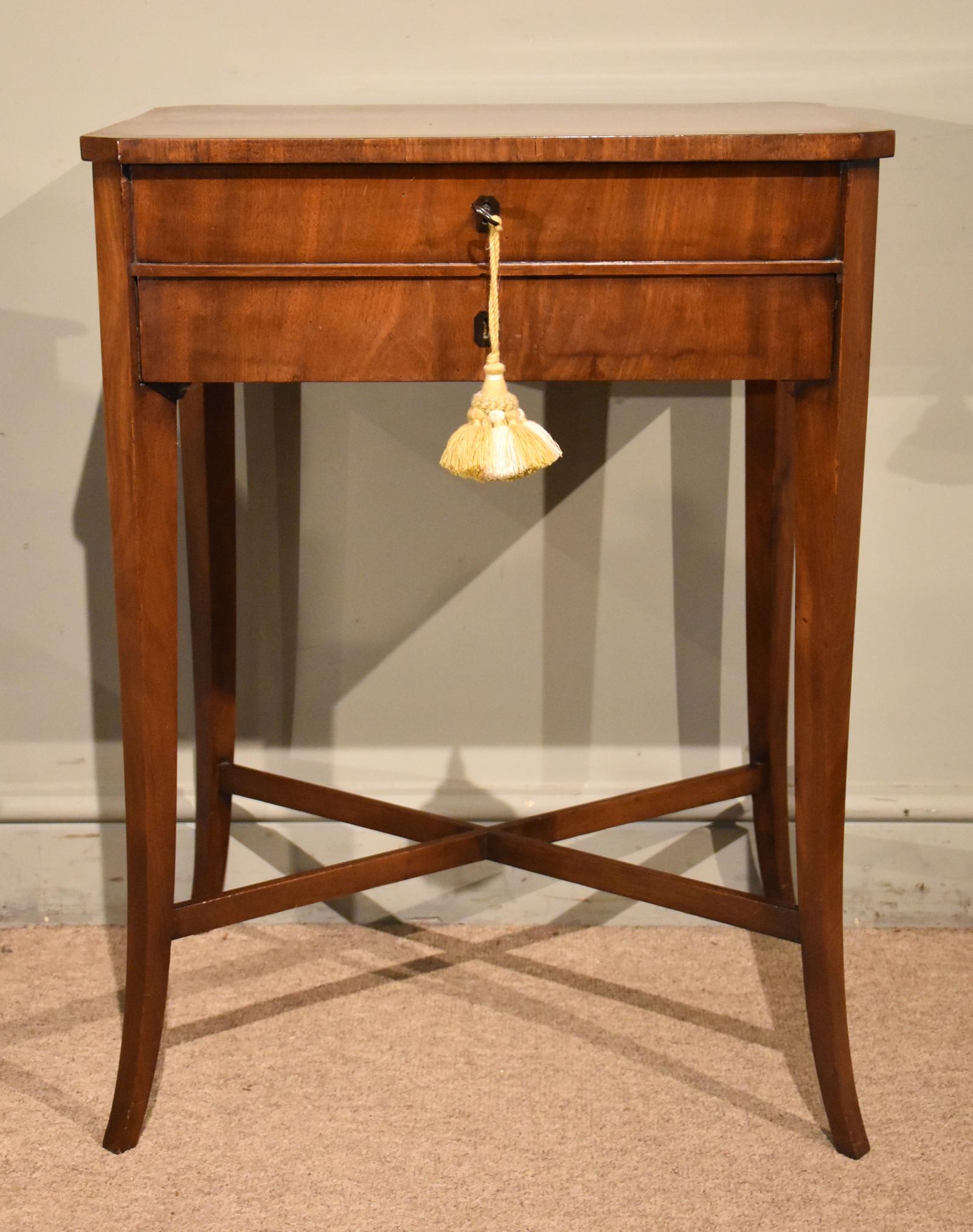 Regency Mahogany Work Table with Fitted Interior (1 of 8) Regency Mahogany Work Table with Fitted Interior (1 of 8)