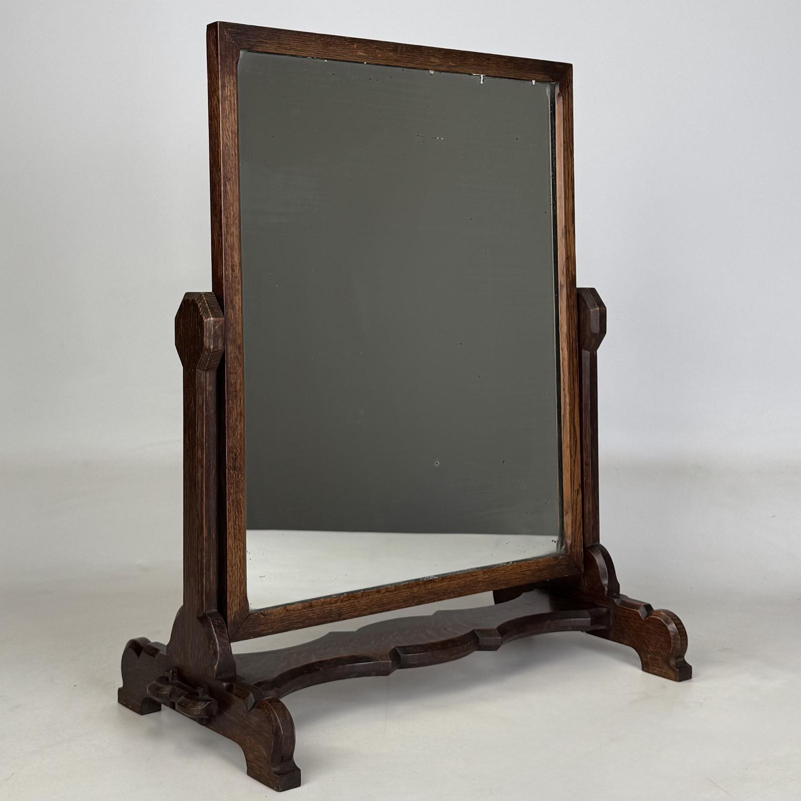 Antique 20th Century Arts & Crafts Style Dressing Mirror in Oak (1 of 13) Antique 20th Century Arts & Crafts Style Dressing Mirror in Oak (1 of 13)