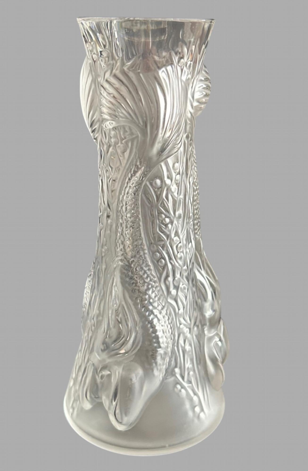 Lalique Sirene Solifleur Vase / Mermaid Bud Vase (1 of 5)