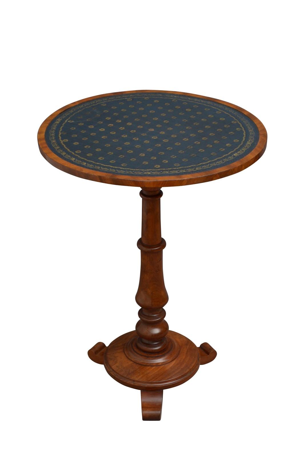 William IV Mahogany Leather-top Lamp Table, c.1830 (1 of 7) William IV Mahogany Leather-top Lamp Table, c.1830 (1 of 7)