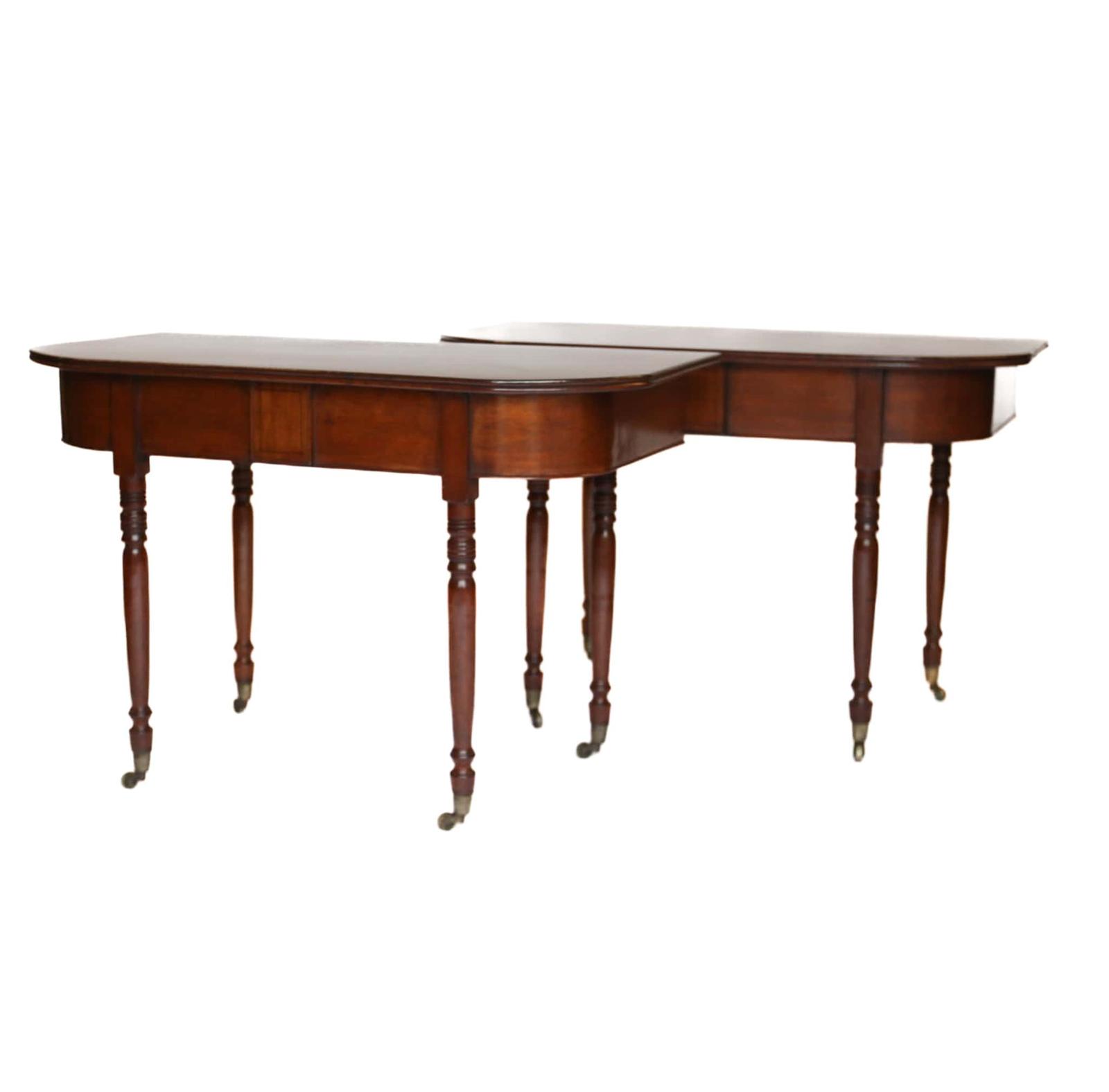 Pair Late Regency Mahogany Console Tables (1 of 7) Pair Late Regency Mahogany Console Tables (1 of 7)