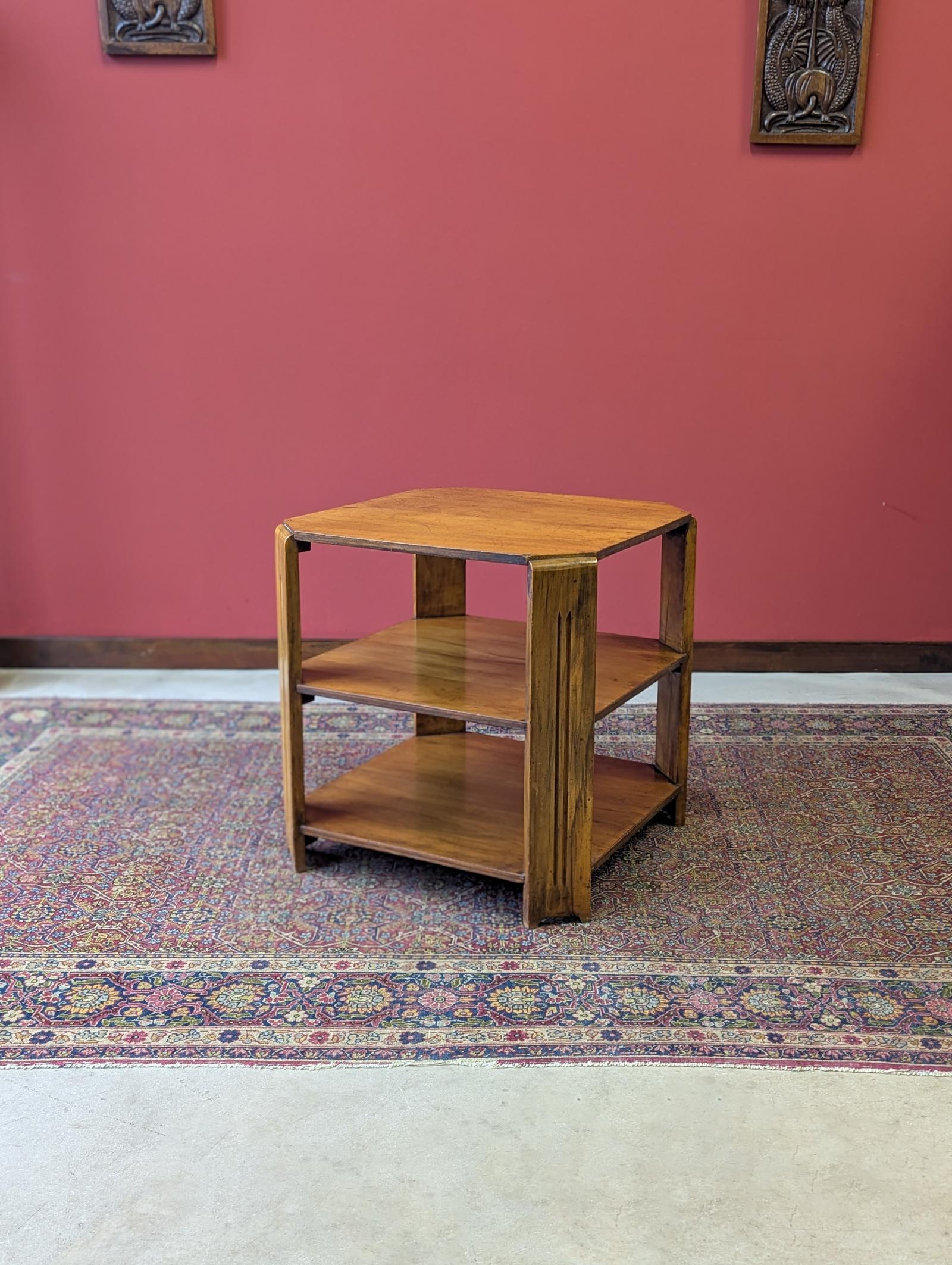 Antique Art Deco Walnut Book Table c.1920 (1 of 10) Antique Art Deco Walnut Book Table c.1920 (1 of 10)
