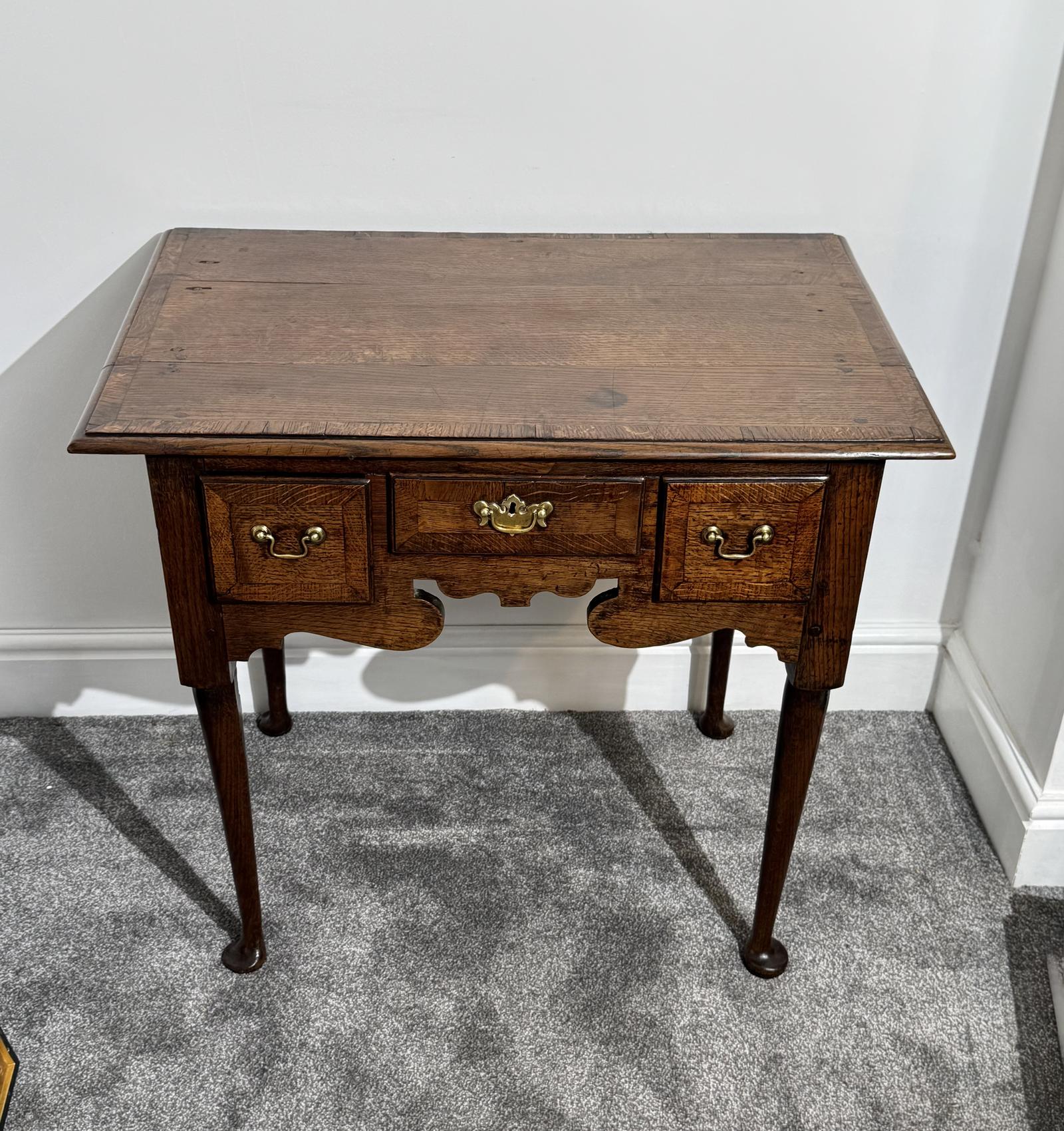 18th Century Oak Lowboy (1 of 9)