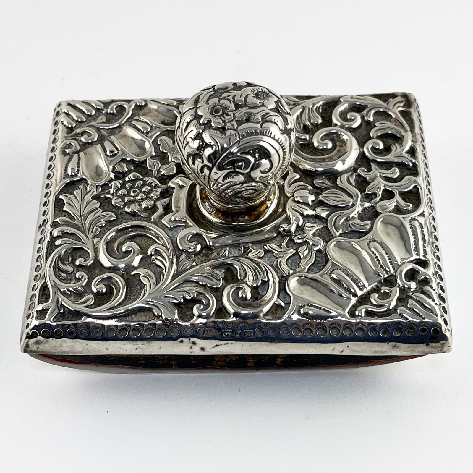 Victorian Sterling Silver Desk Roller Ink Blotter (1 of 8) Victorian Sterling Silver Desk Roller Ink Blotter (1 of 8)