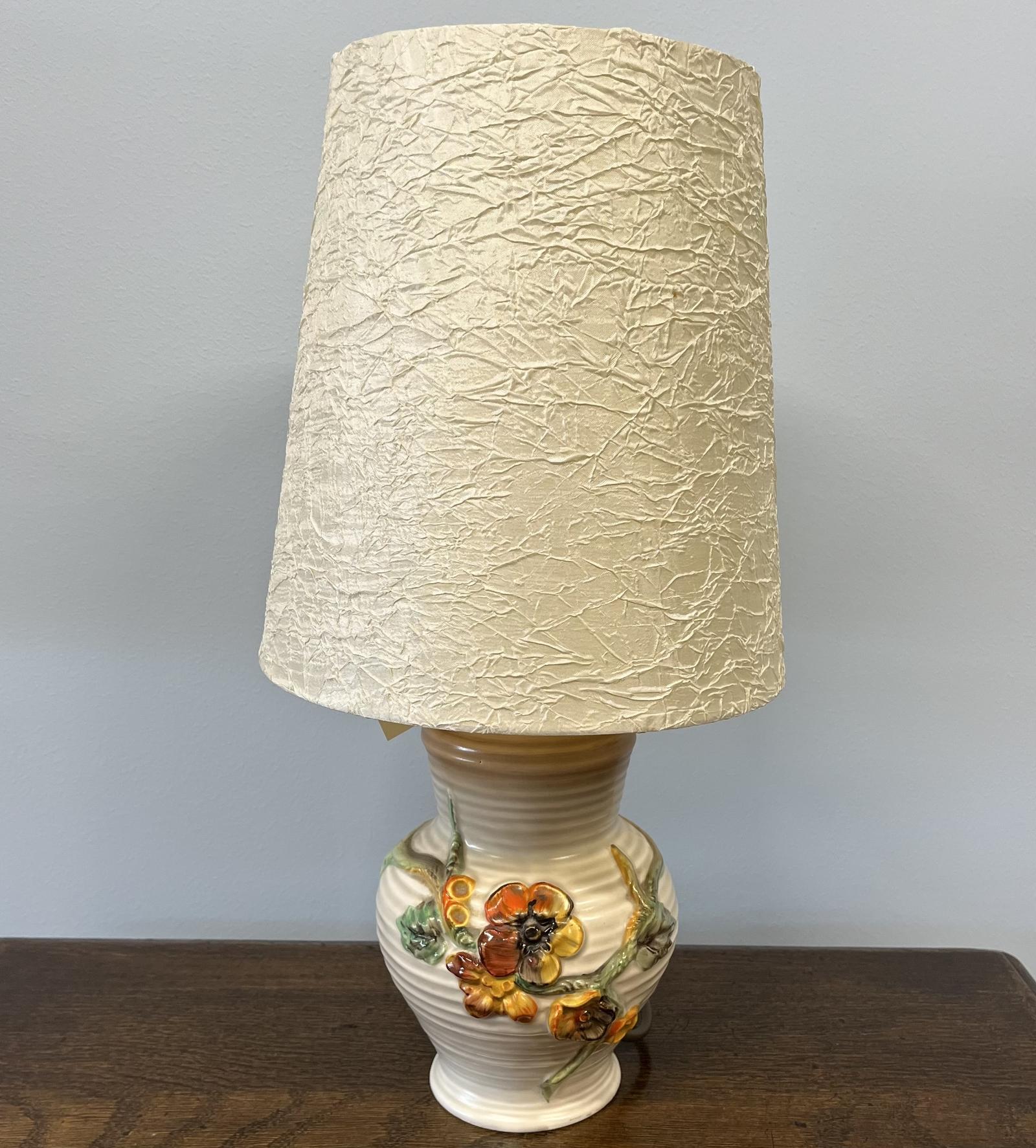 Clarice Cliff Table Lamp in “My Garden” Pattern by Newport Pottery (1 of 1)