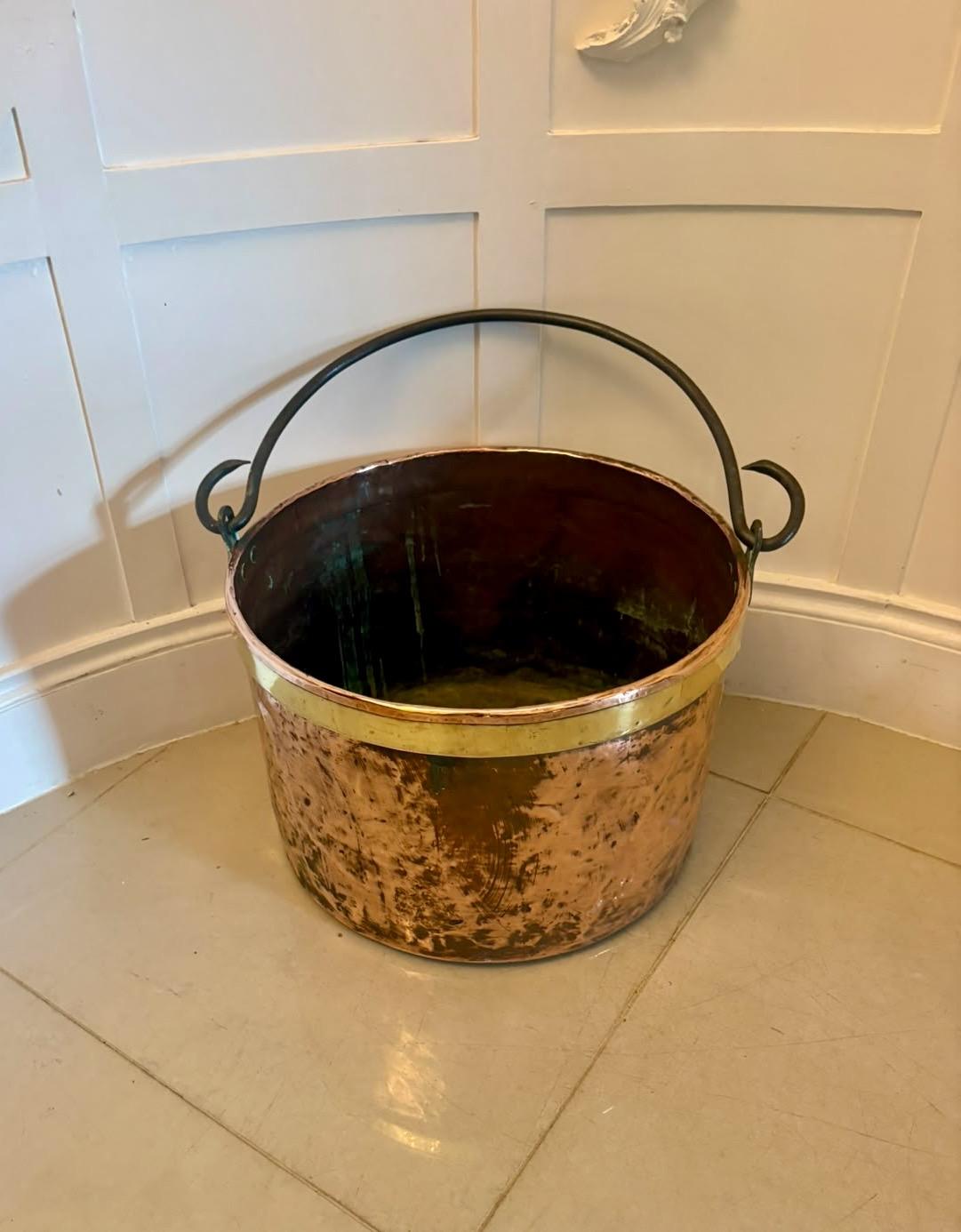 Antique Georgian Copper Log Bin Coal Bucket Fireside Bucket Planter (1 of 8) Antique Georgian Copper Log Bin Coal Bucket Fireside Bucket Planter (1 of 8)