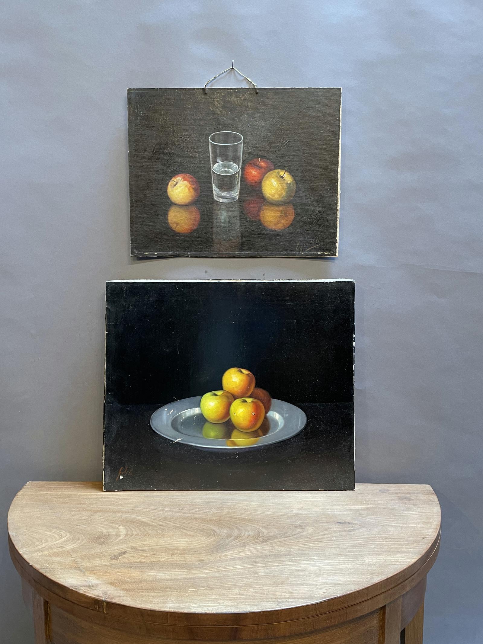 2 Spanish School Still-life Oil Studies (1 of 7)