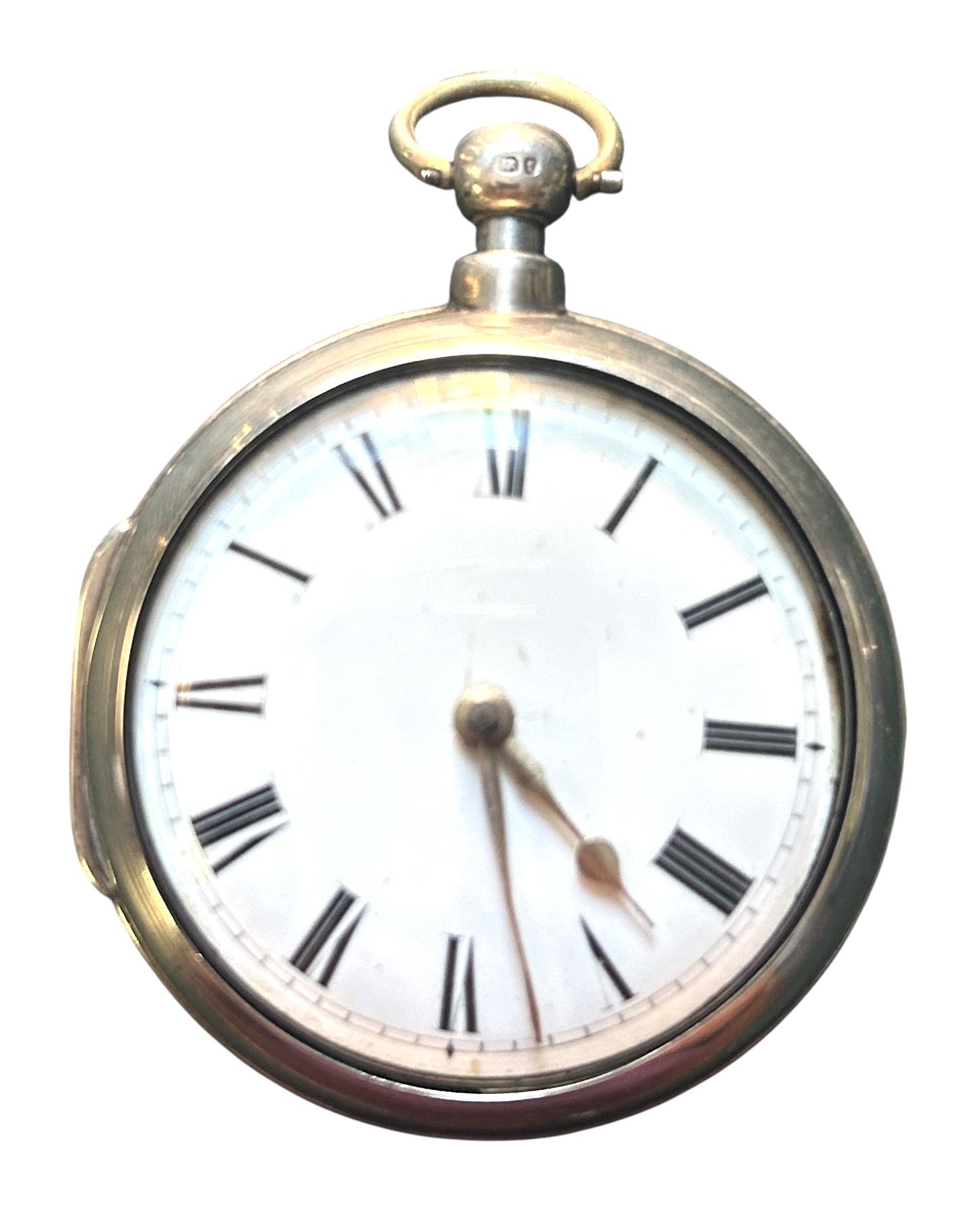 Antique Joseph Johnson London Silver Pair Cased Verge Fusee Pocket Watch WORKING (1 of 7) Antique Joseph Johnson London Silver Pair Cased Verge Fusee Pocket Watch WORKING (1 of 7)