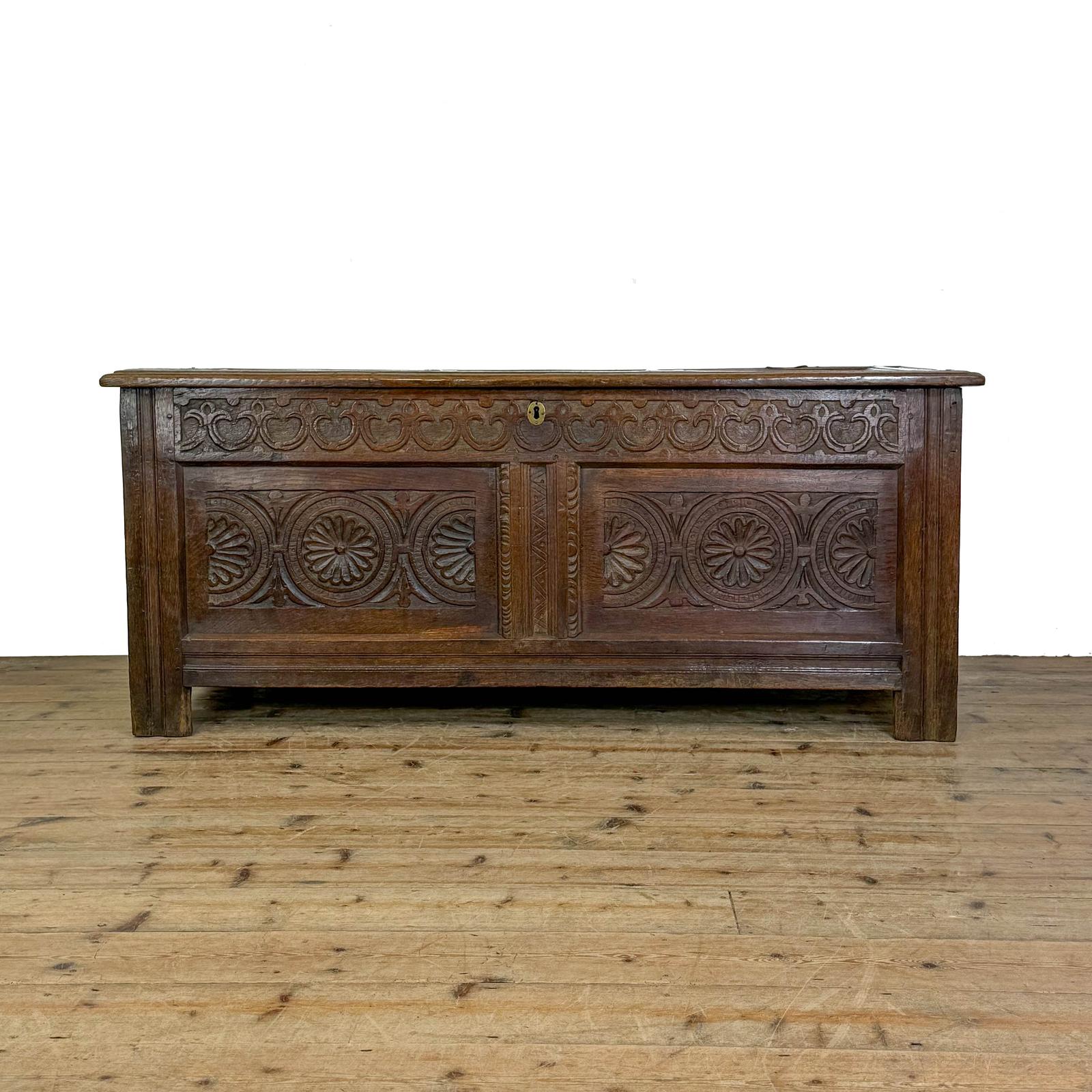 Antique 18th Century Oak Coffer (1 of 11) Antique 18th Century Oak Coffer (1 of 11)