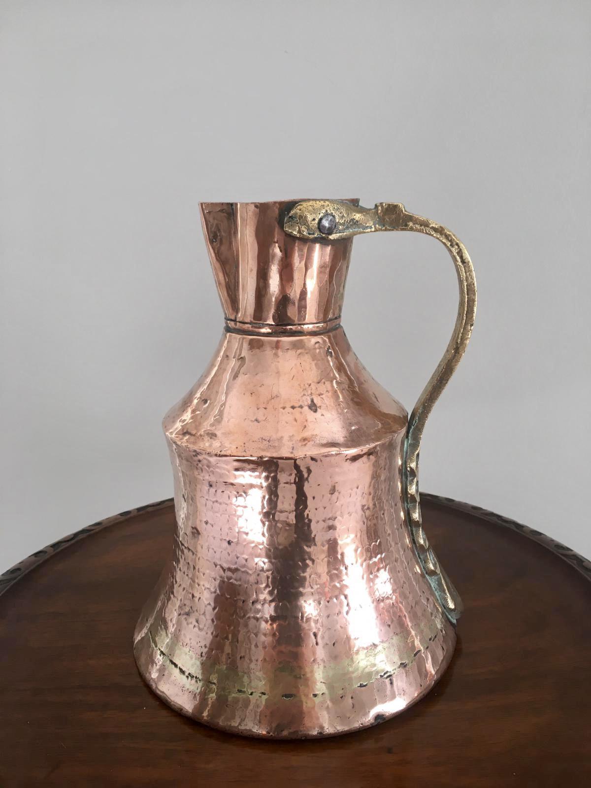 Antique Arts and Crafts Copper and Brass Milk Jug (1 of 6) Antique Arts and Crafts Copper and Brass Milk Jug (1 of 6)