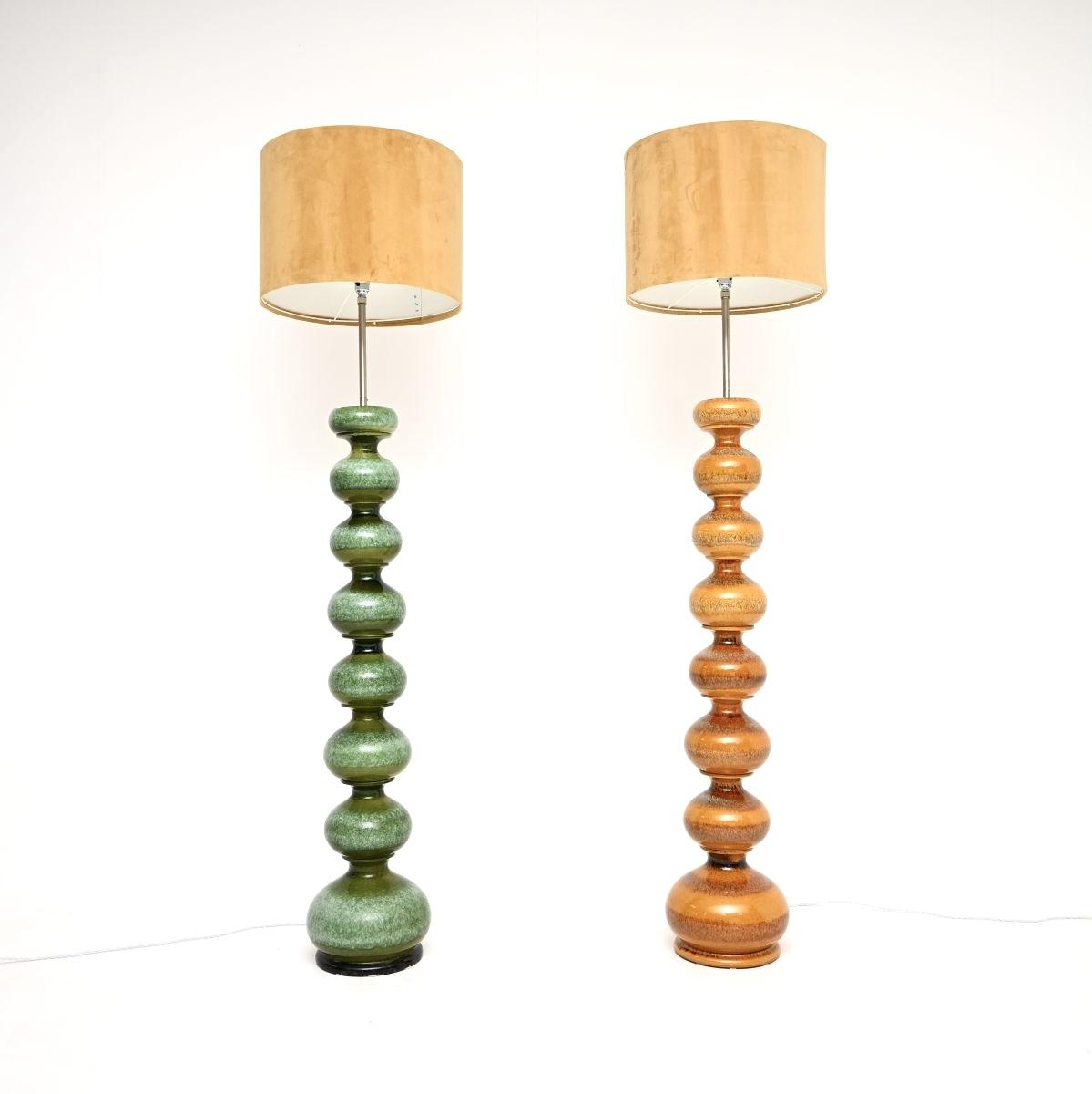 Pair of Vintage Ceramic Bubble Floor Lamps by Kaiser Leuchten (1 of 10) Pair of Vintage Ceramic Bubble Floor Lamps by Kaiser Leuchten (1 of 10)