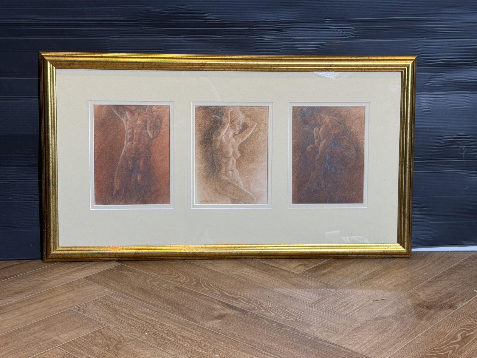 Three Nude Sketches by Alan Wade (1 of 9)