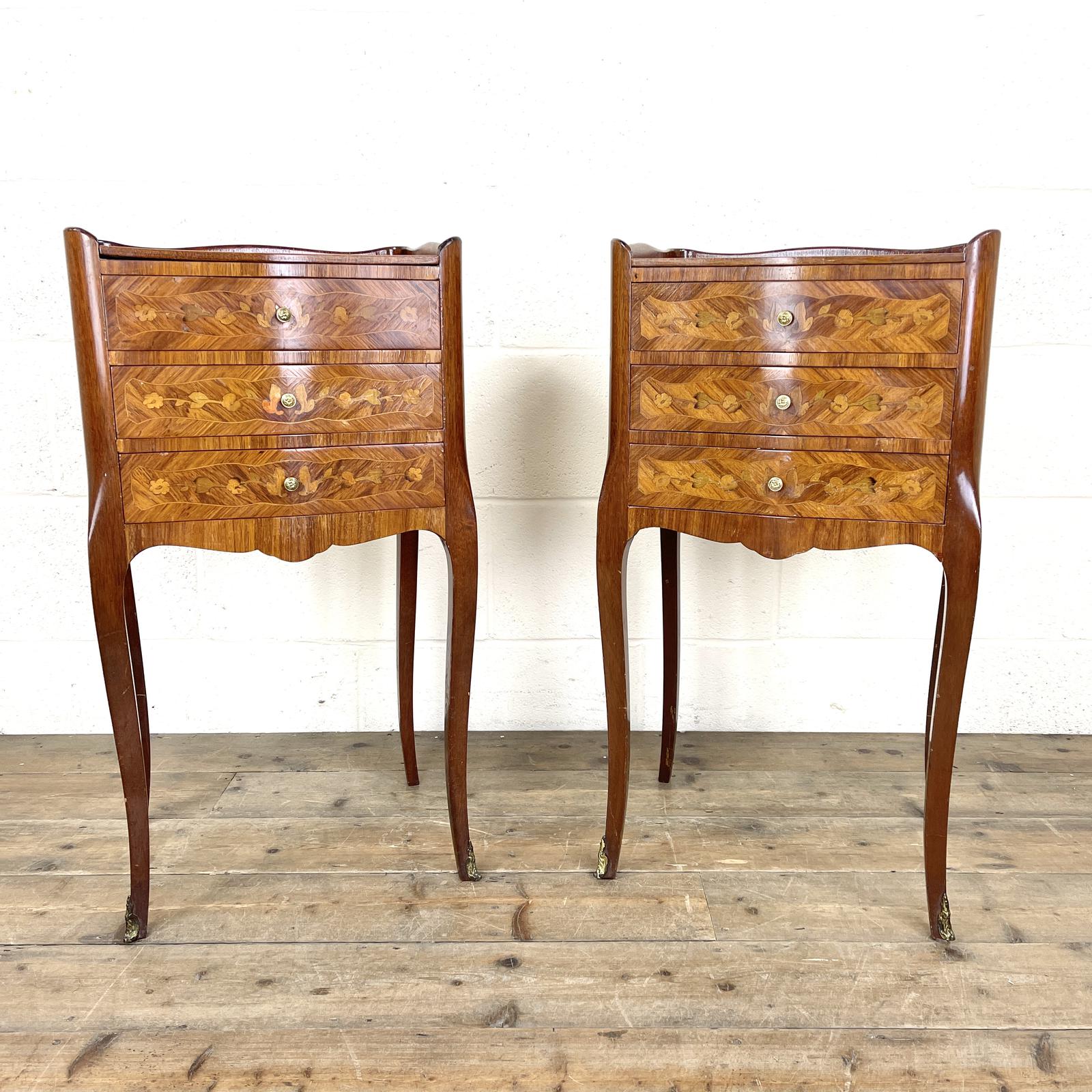 Pair of French Kingwood Bedside Tables (1 of 10) Pair of French Kingwood Bedside Tables (1 of 10)