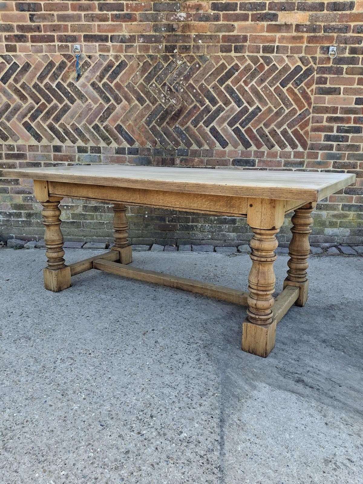 Large Bleached Oak Refectory Dining Table Solid Oak Farmhouse Rustic Country (1 of 17) Large Bleached Oak Refectory Dining Table Solid Oak Farmhouse Rustic Country (1 of 17)