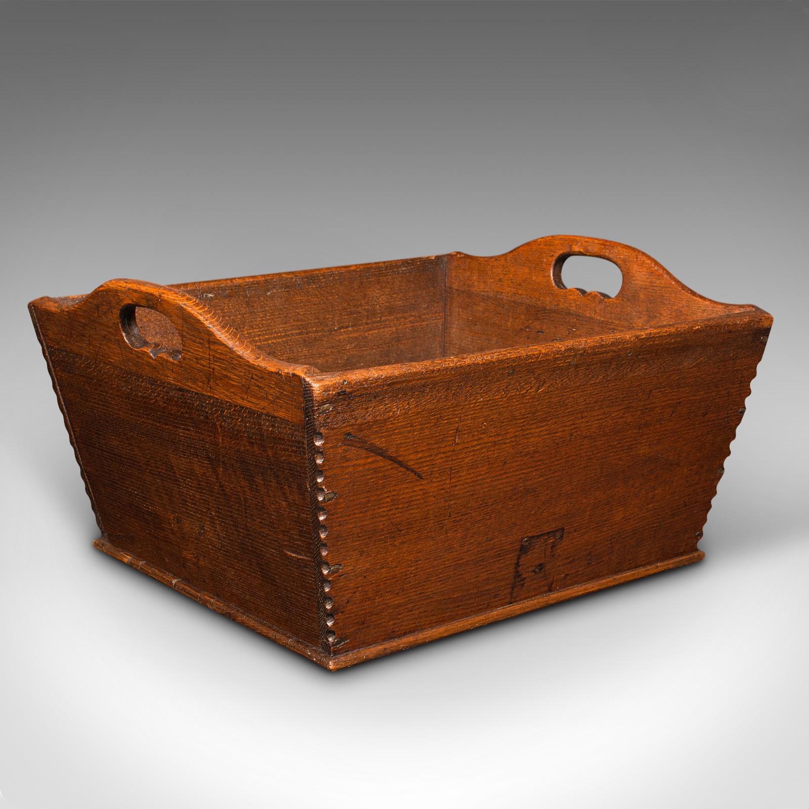 Antique Cheese Carrying Box, English, Oak, Garden Produce Tray, Georgian c.1800 (1 of 9)