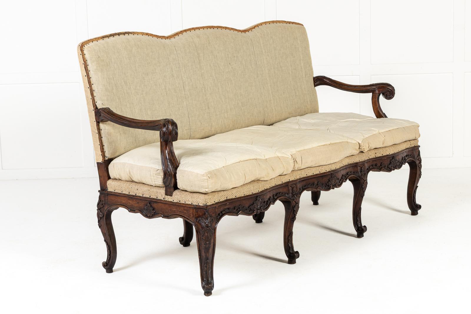 18th Century Italian Walnut Sofa (1 of 10)