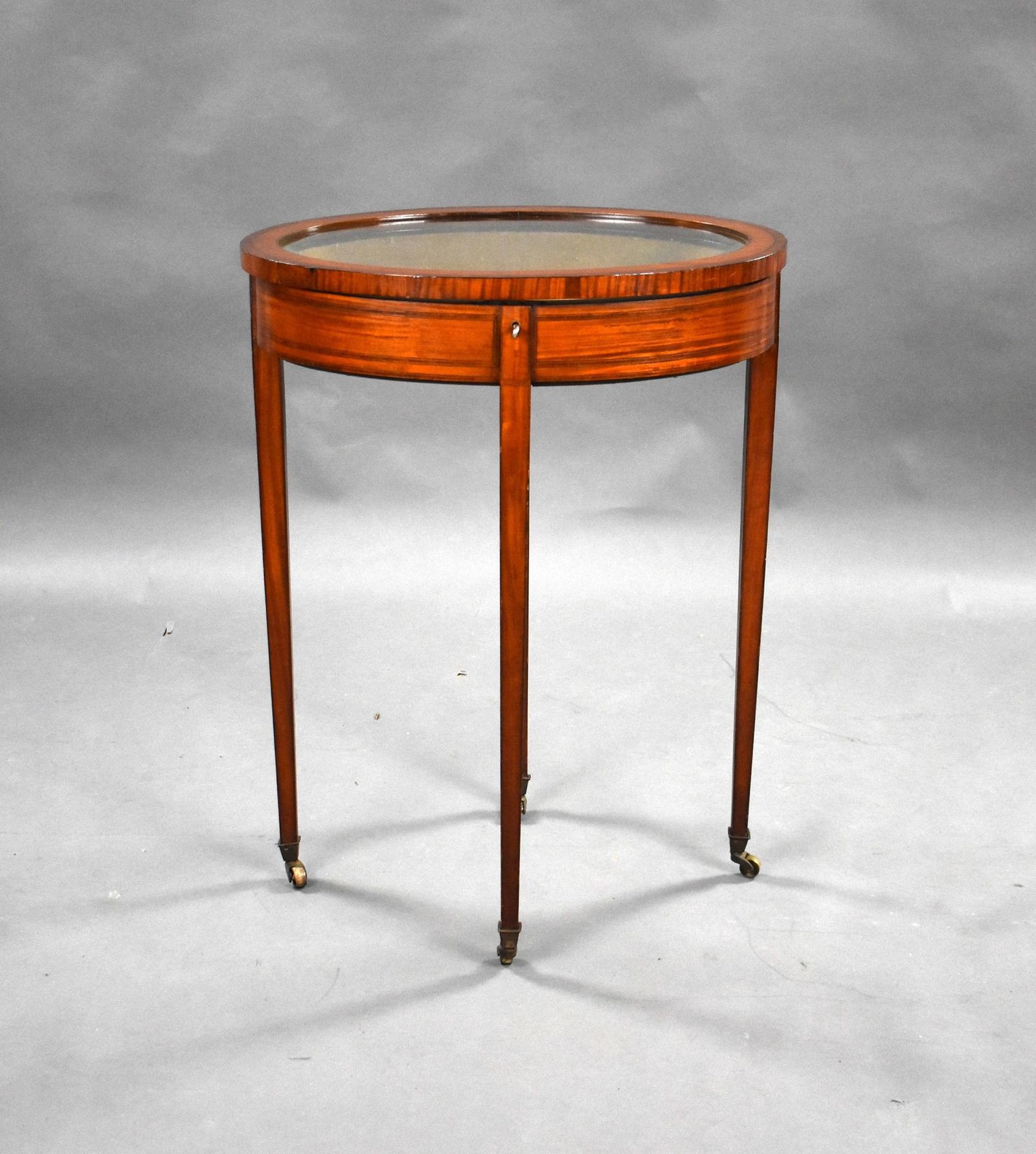 Edwardian Satinwood Bijouterie Table (1 of 8)