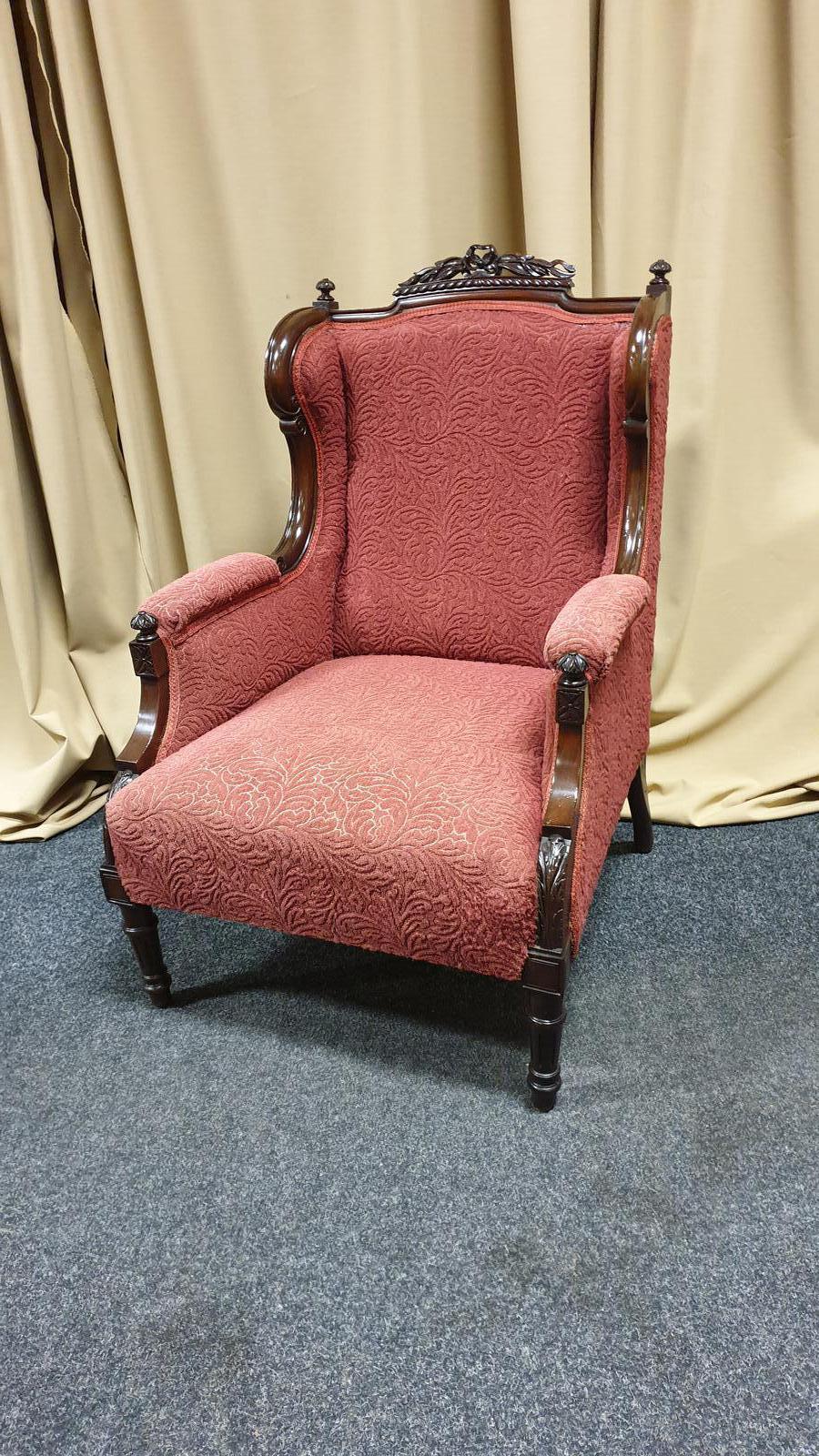 Super Mahogany Wing Chair (1 of 1) Super Mahogany Wing Chair (1 of 1)