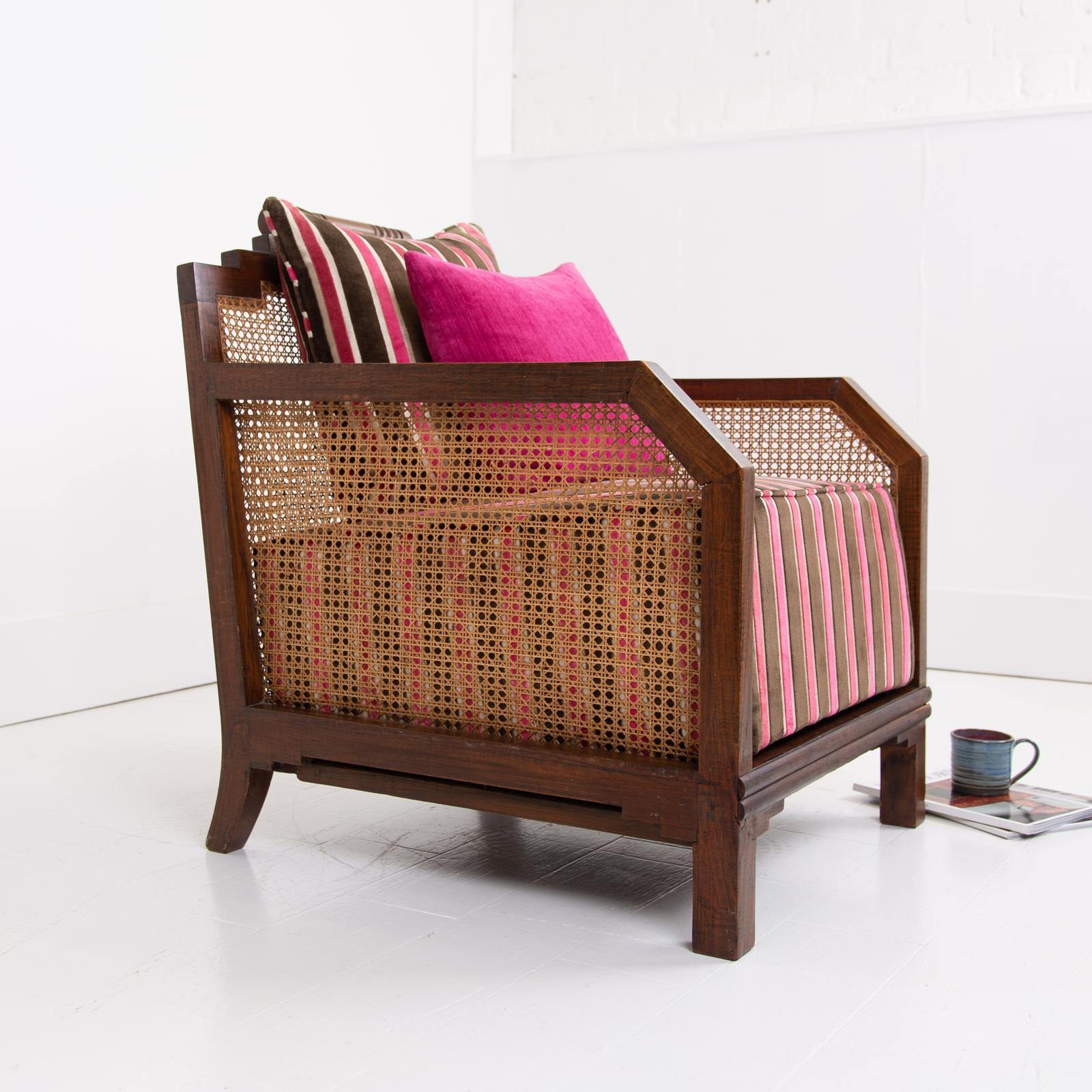 1930s Art Deco Bergere Armchair (1 of 16)