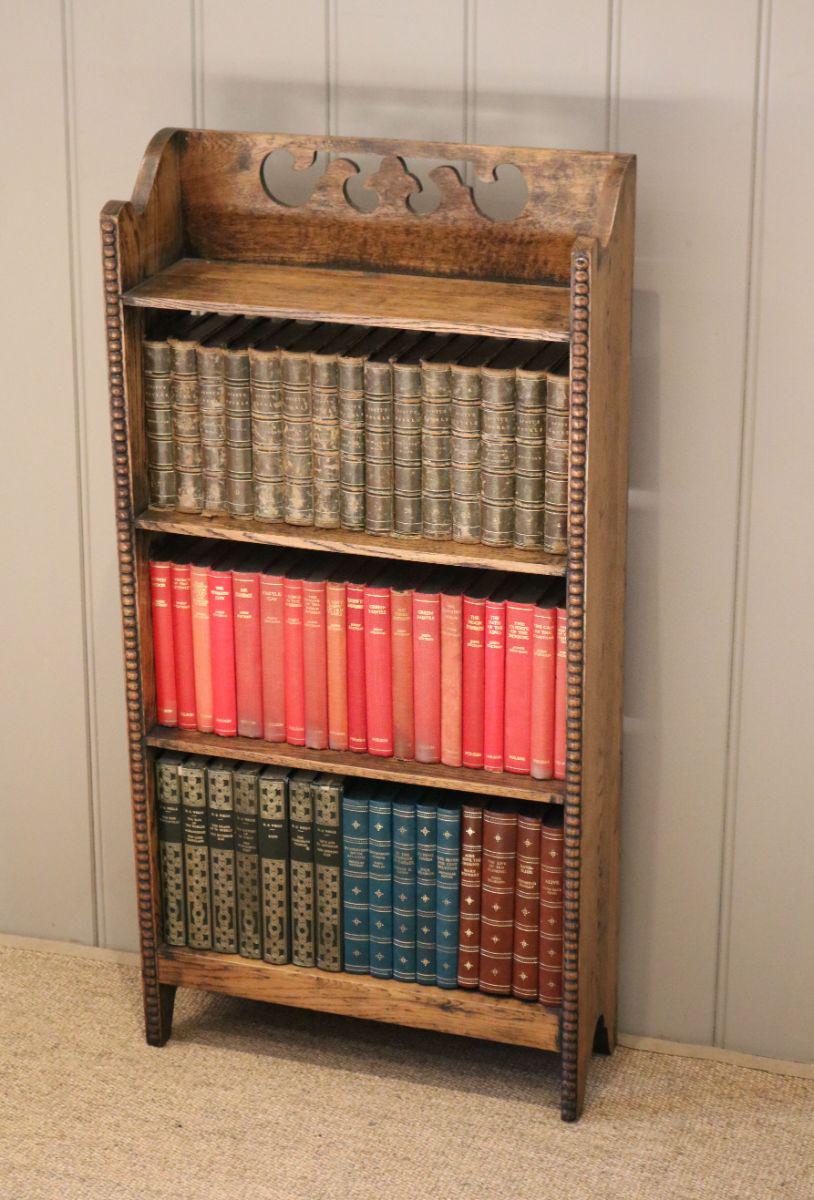 Rustic Oak Open Bookcase (1 of 9) Rustic Oak Open Bookcase (1 of 9)