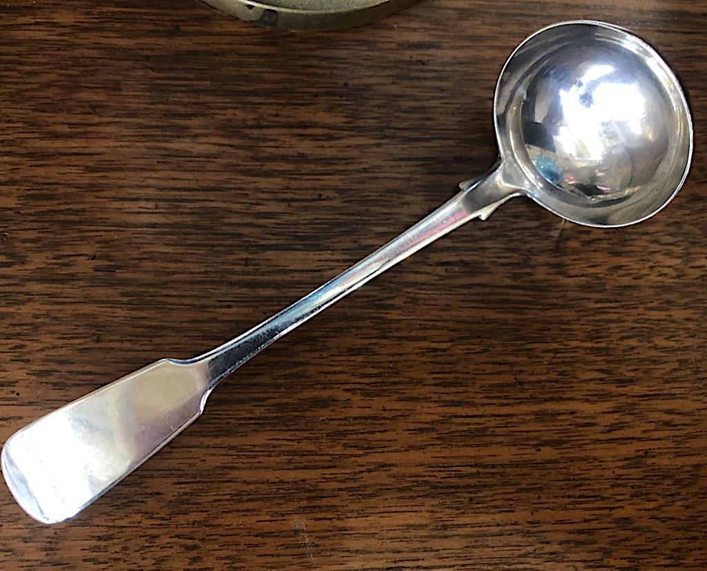 Scottish Silver Sauce Ladle, Thomas Finlayson Edinburgh 1834 (1 of 4)