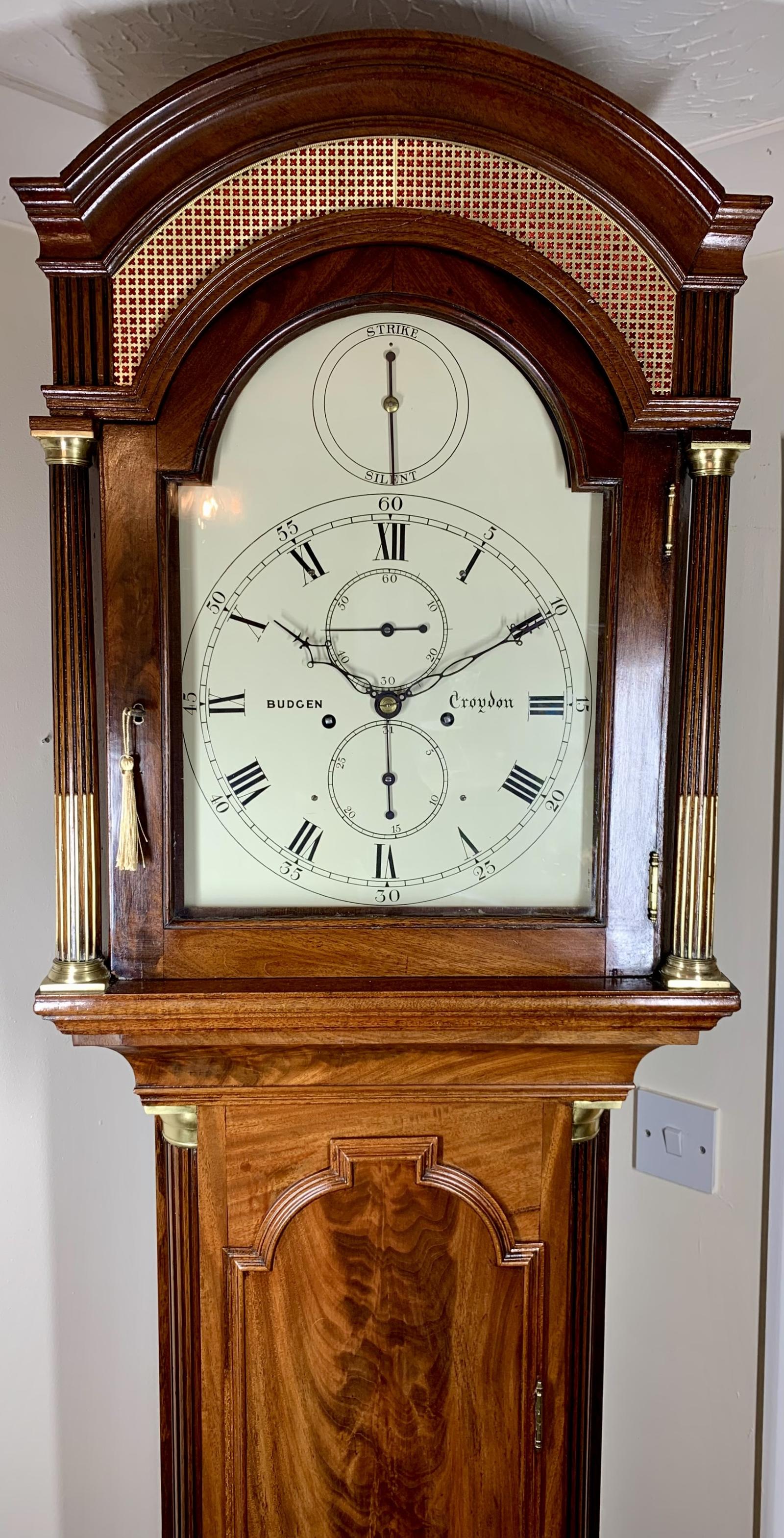 Fine Five Pillar Georgian Longcase Clock (1 of 19)