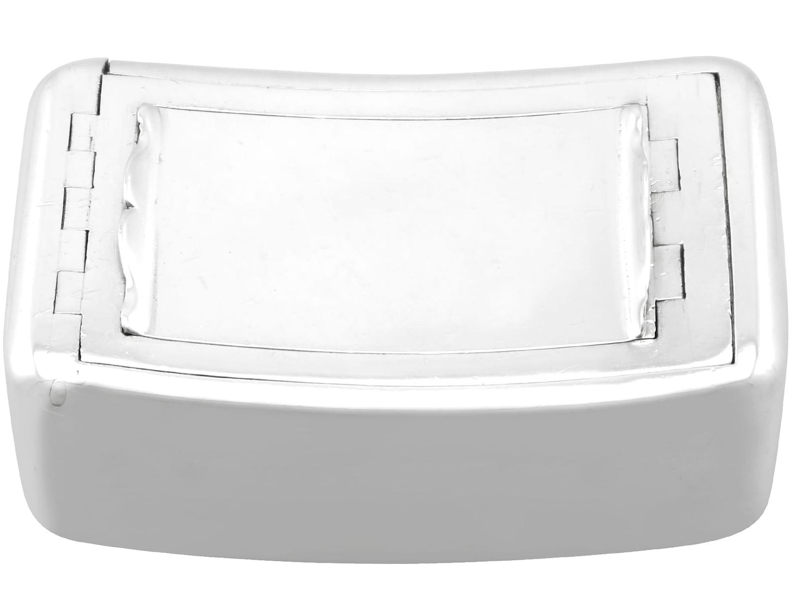 Antique George III Sterling Silver Combination Snuff & Pill Box (1 of 12)