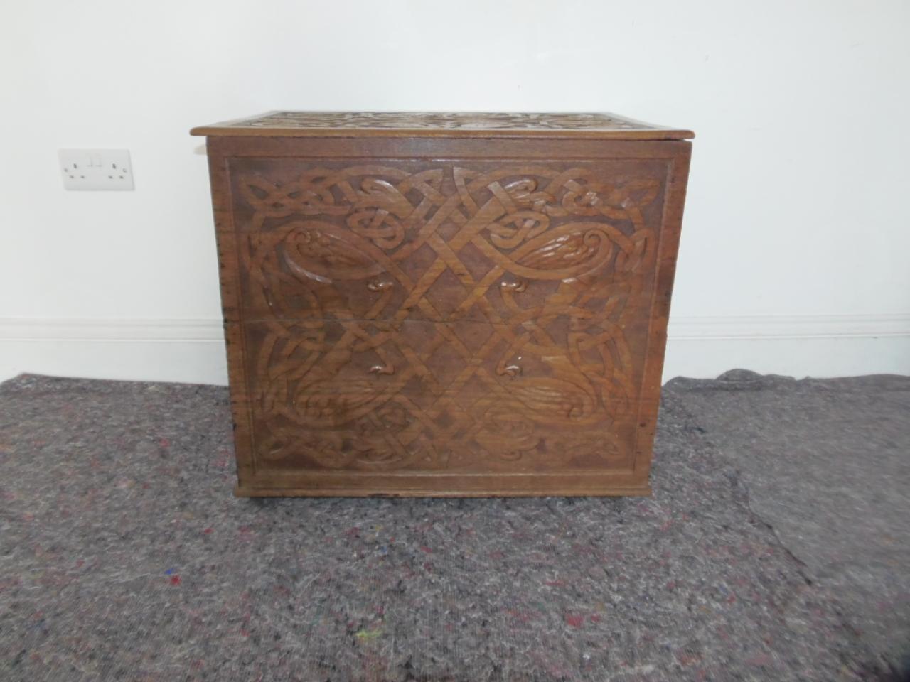 Arts & Crafts Carved Otterman (1 of 7)