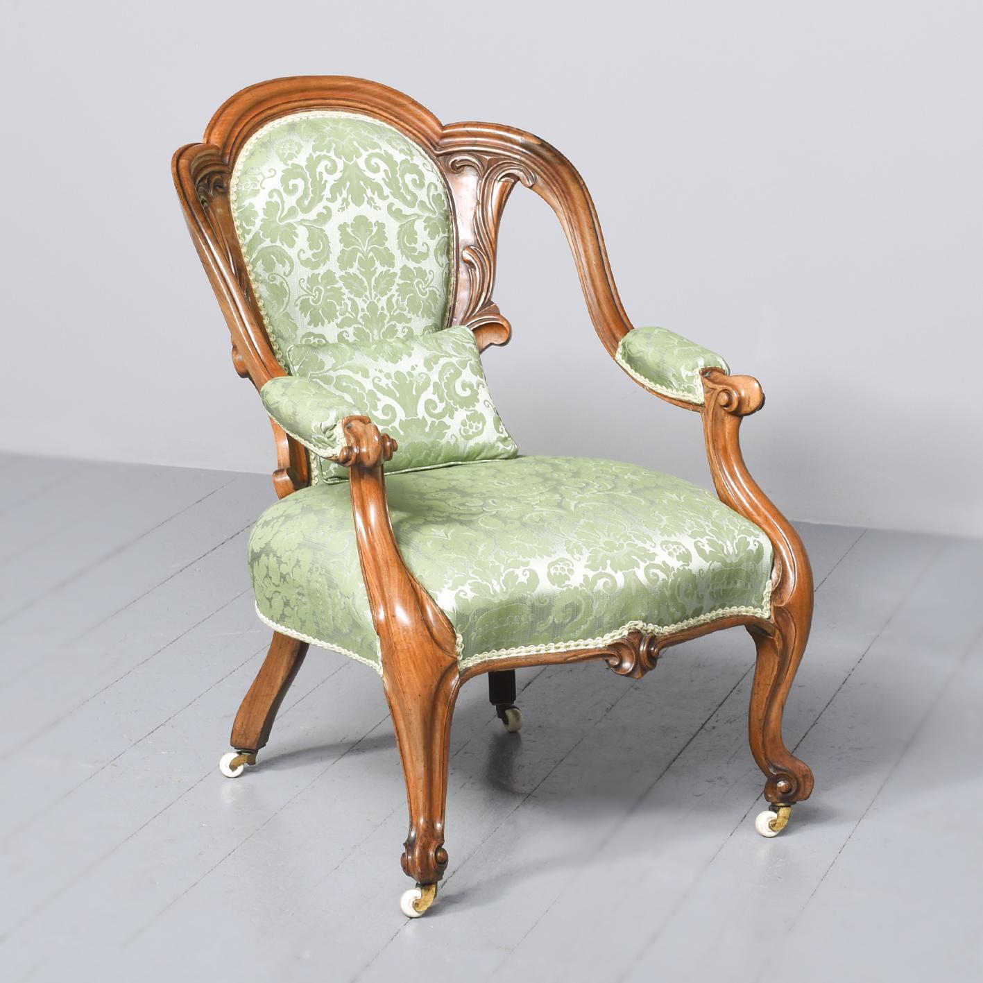Early Victorian Rosewood Ladies Chair (1 of 10)