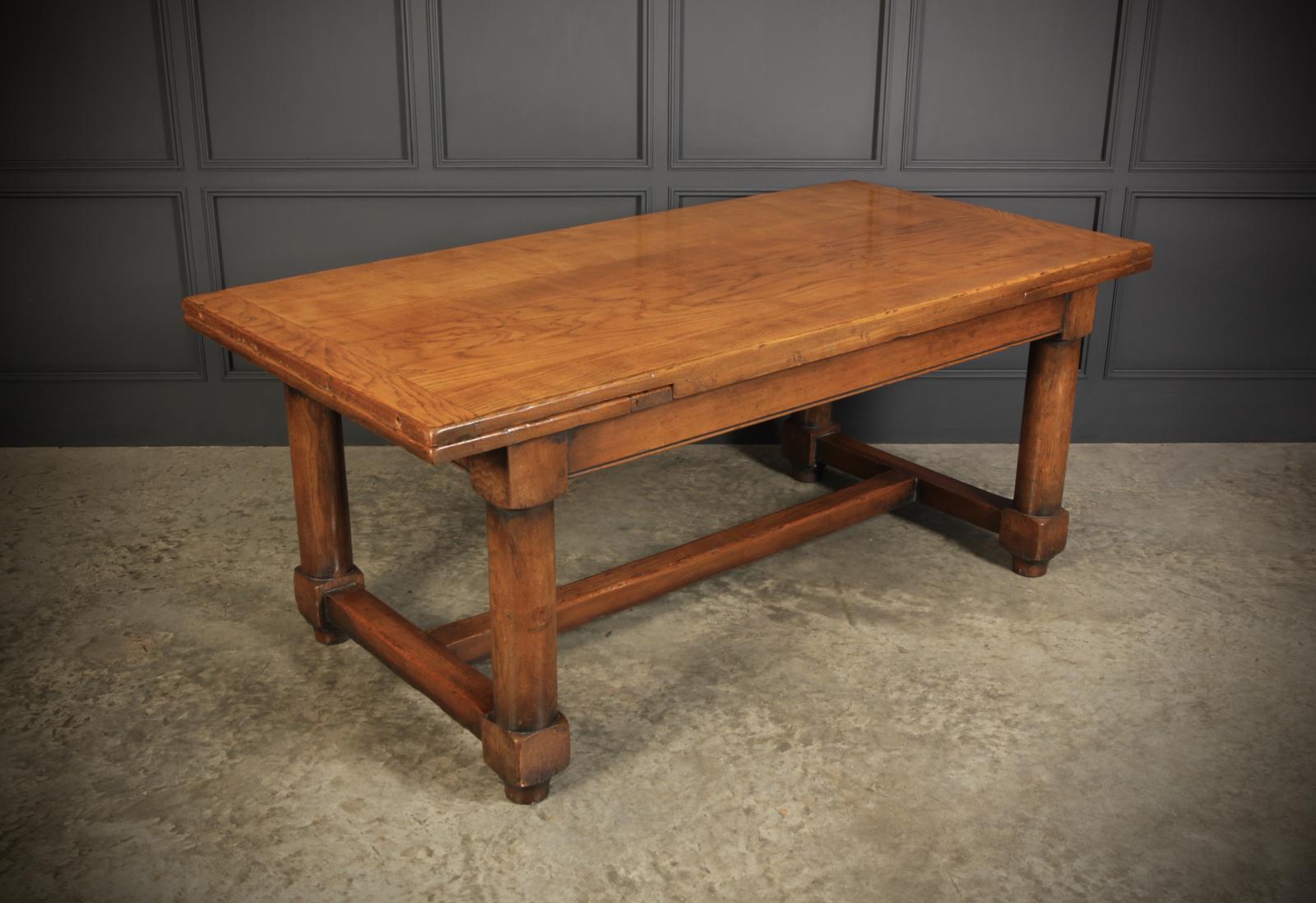 Solid Oak Extending Refectory Dining Table (1 of 13)