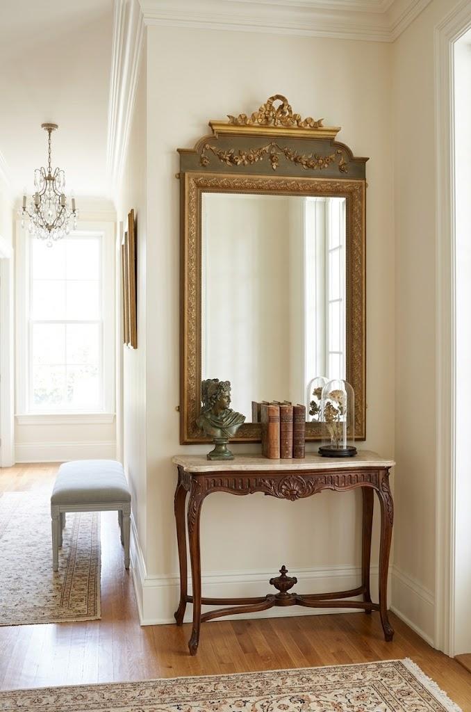 Belle Époque French Gilded & Olive Green Wall Mirror with Ribbon Crest (1 of 14) Belle Époque French Gilded & Olive Green Wall Mirror with Ribbon Crest (1 of 14)