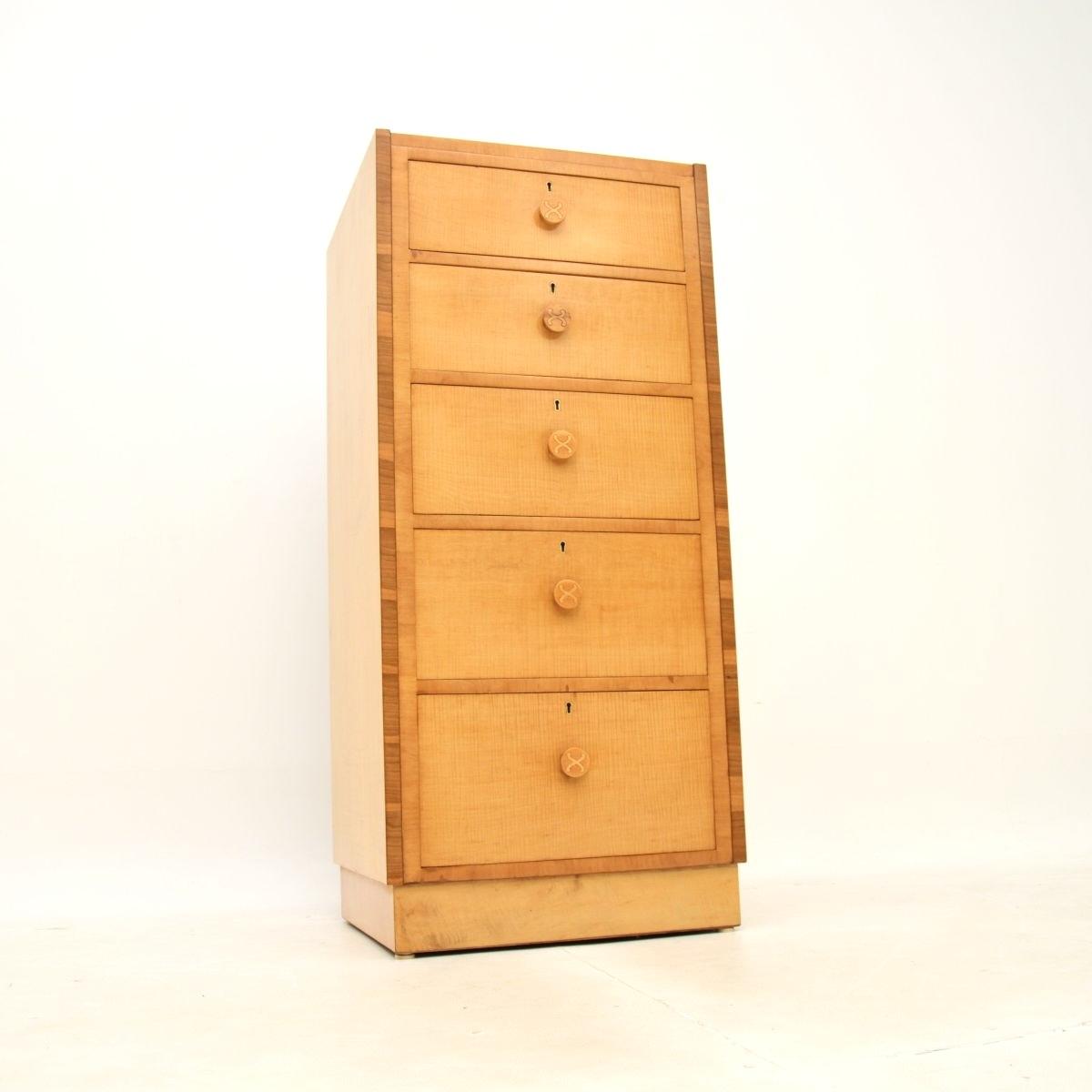 Art Deco Sycamore Chest of Drawers by Hille (1 of 10) Art Deco Sycamore Chest of Drawers by Hille (1 of 10)