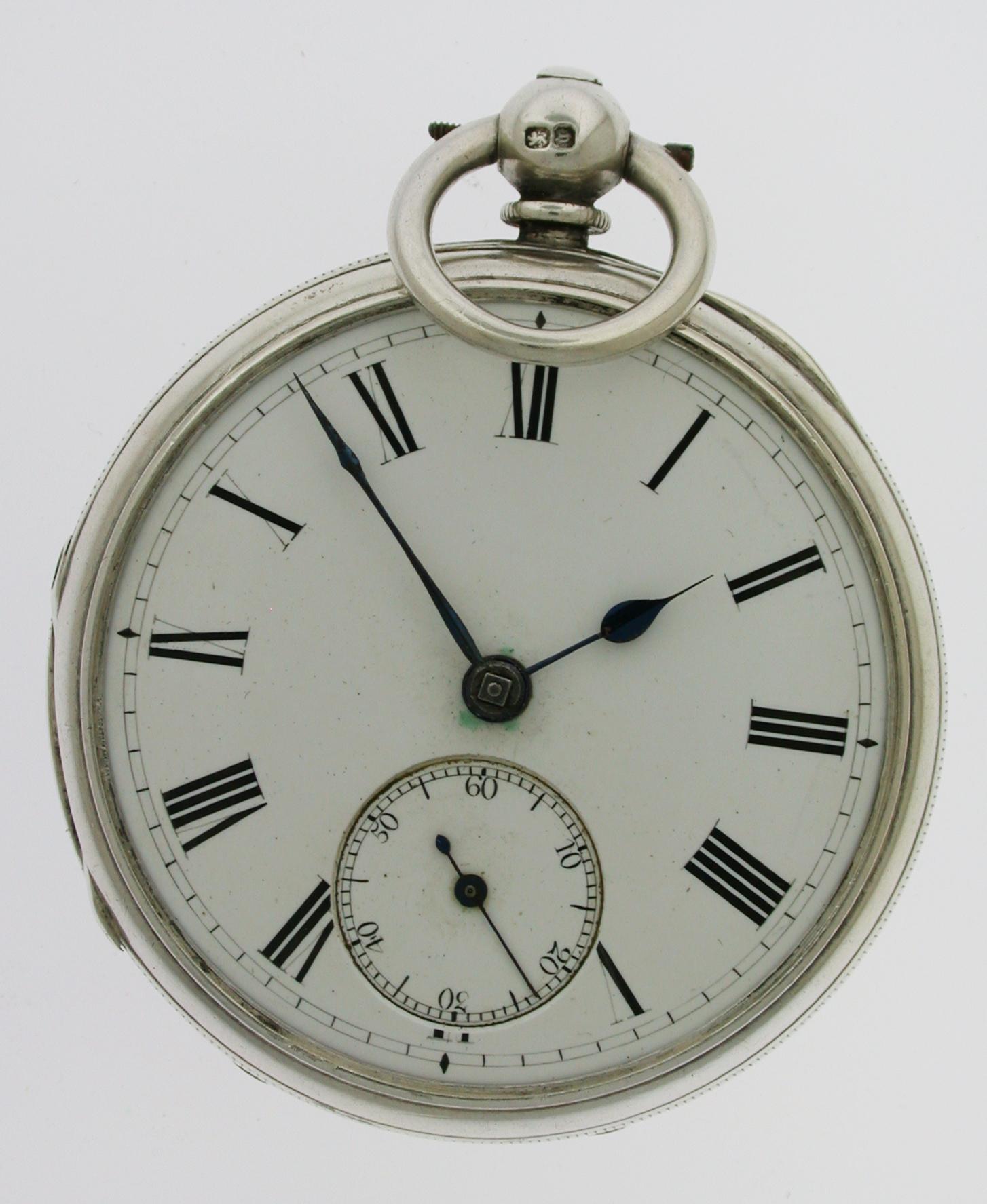 Pocket Watch English Adam Burdess, Chester Silver 1896 (1 of 6) Pocket Watch English Adam Burdess, Chester Silver 1896 (1 of 6)