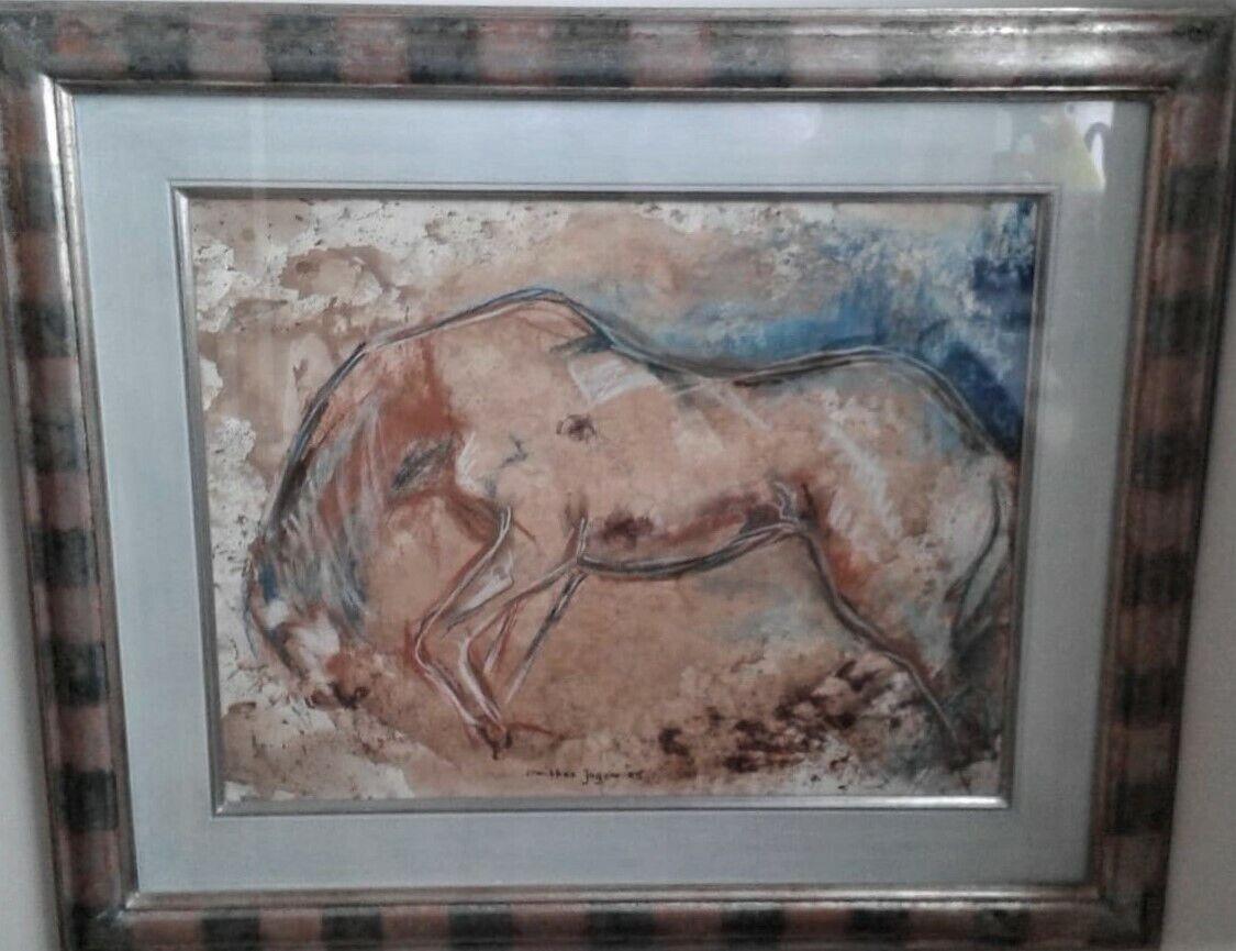 Mixed Media Equestrian Painting by Christina Jagow (1 of 3) Mixed Media Equestrian Painting by Christina Jagow (1 of 3)
