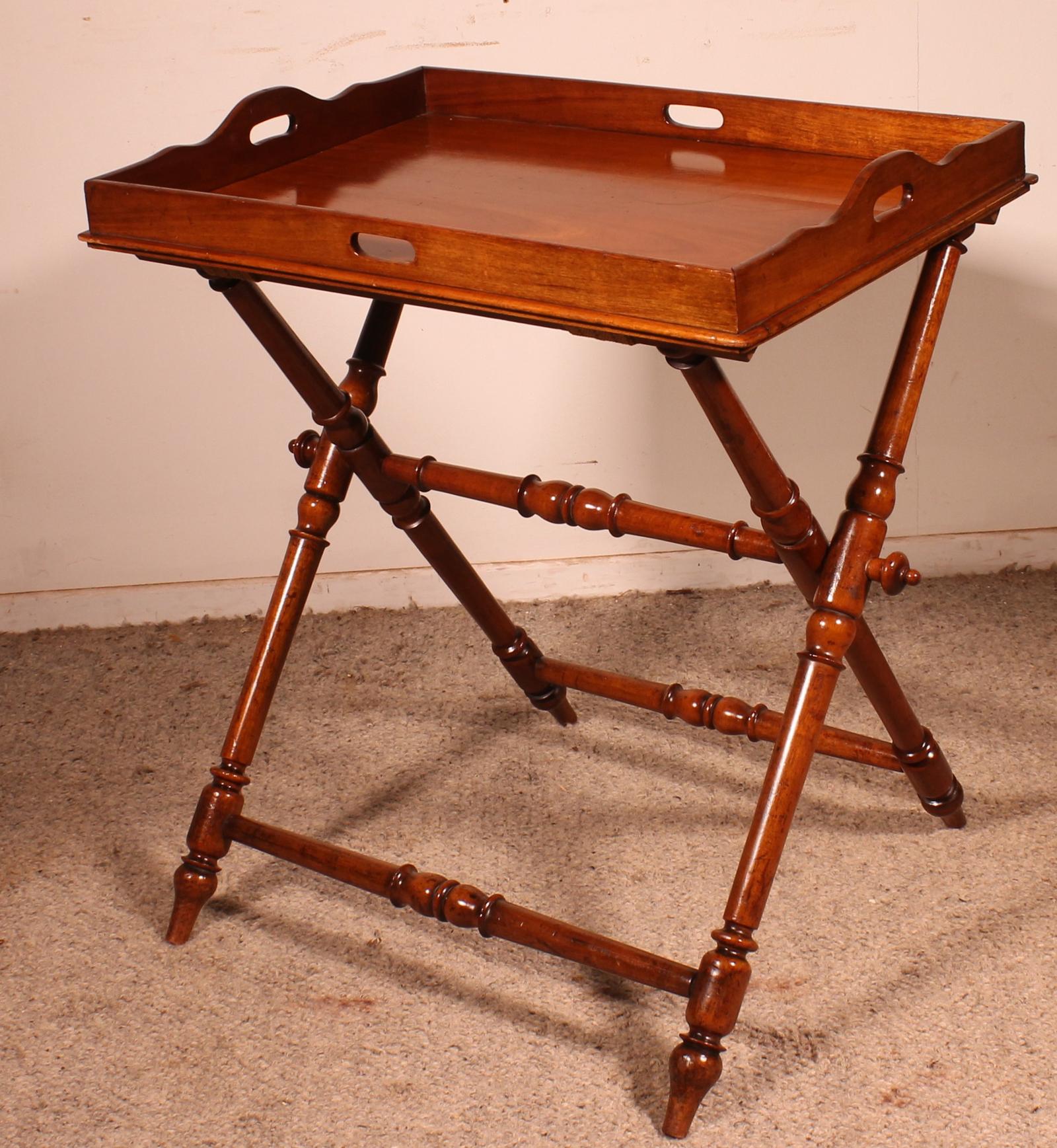 Butler Tray in Solid Mahogany - Early 19th Century (1 of 12) Butler Tray in Solid Mahogany - Early 19th Century (1 of 12)