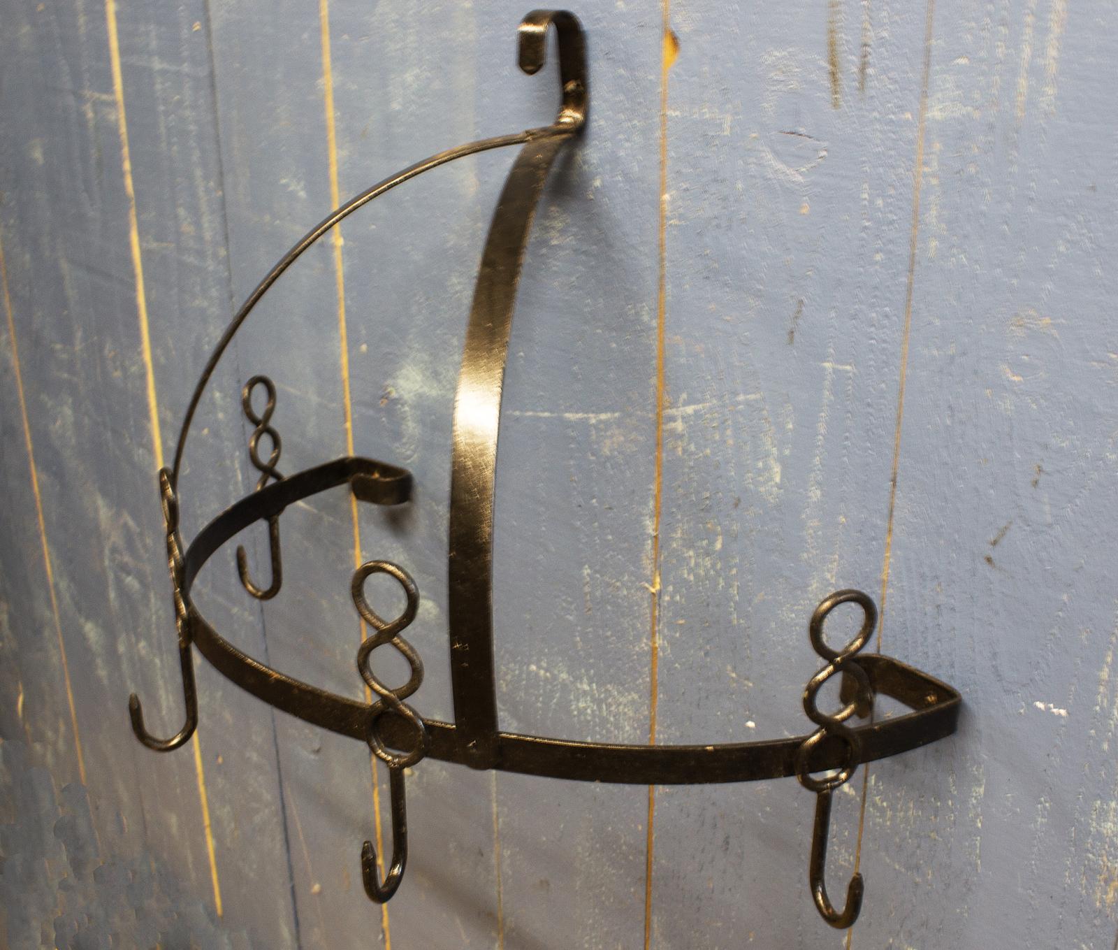 Wrought Iron Wall or Game Hooks - Victorian Kitchenalia (1 of 9) Wrought Iron Wall or Game Hooks - Victorian Kitchenalia (1 of 9)