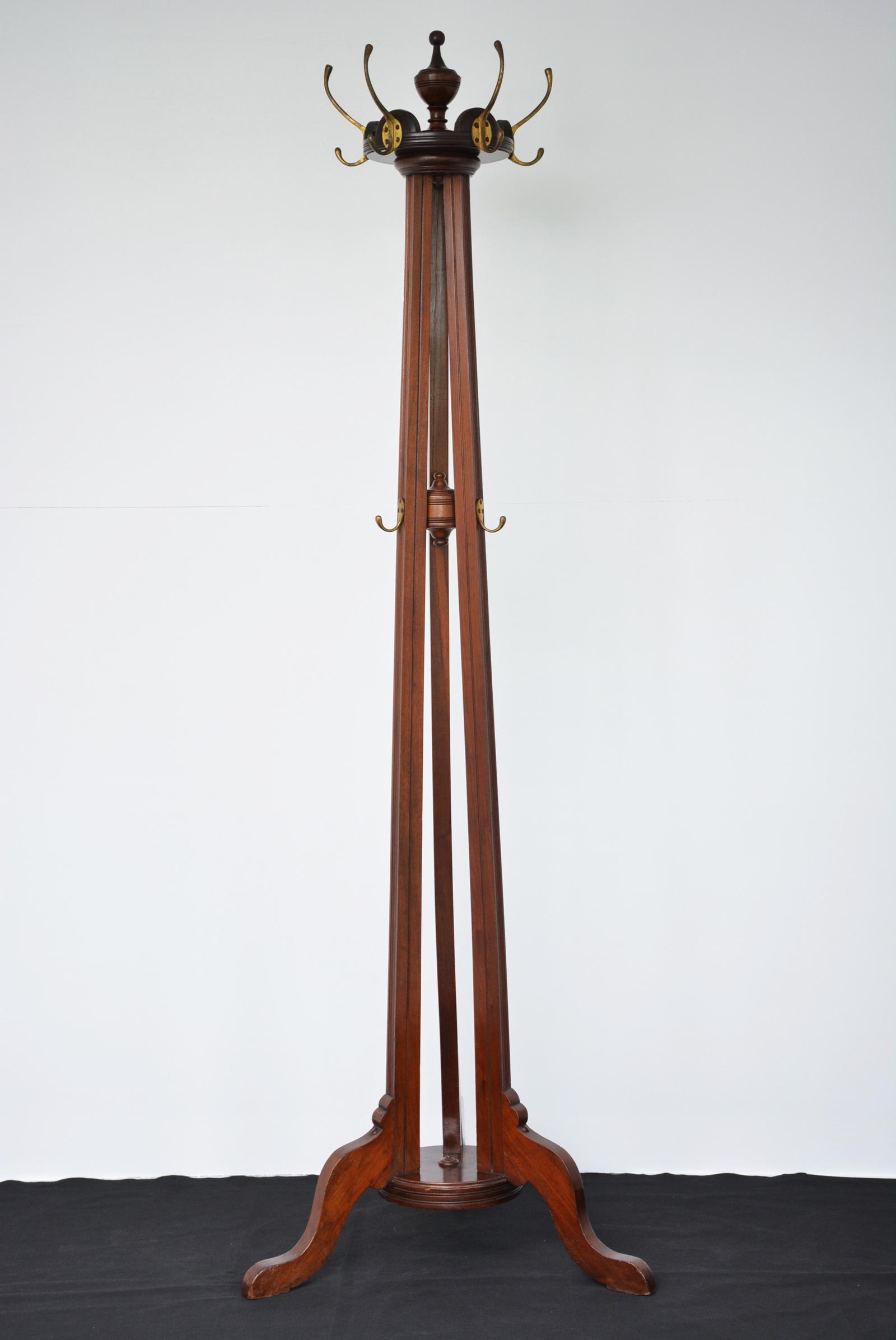 Arts & Crafts Solid Walnut Coat Stand by Jas Shoolbred (1 of 13) Arts & Crafts Solid Walnut Coat Stand by Jas Shoolbred (1 of 13)