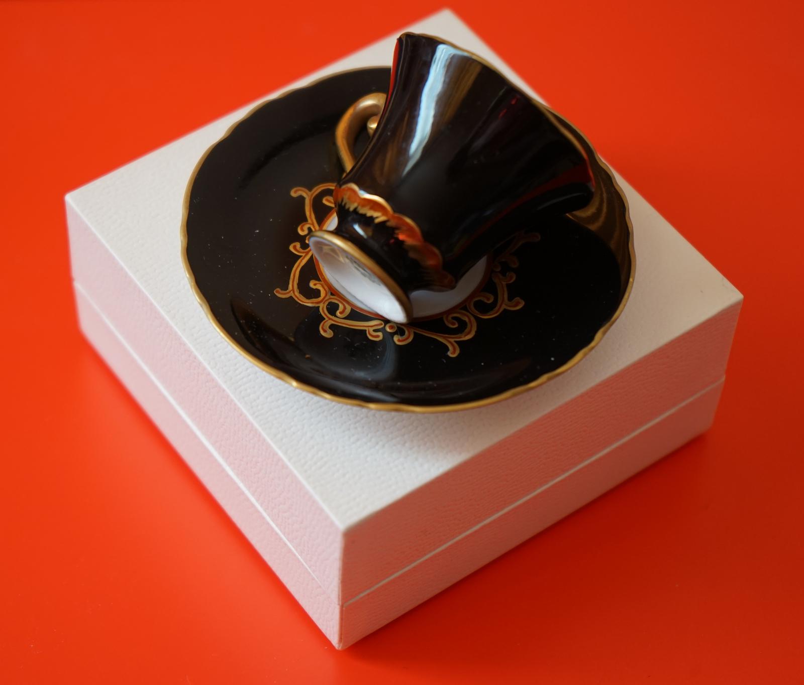 Vintage Miniature Dubarry Limoges Cabinet Cup & Saucer - Porcelain / Bone China (1 of 7)