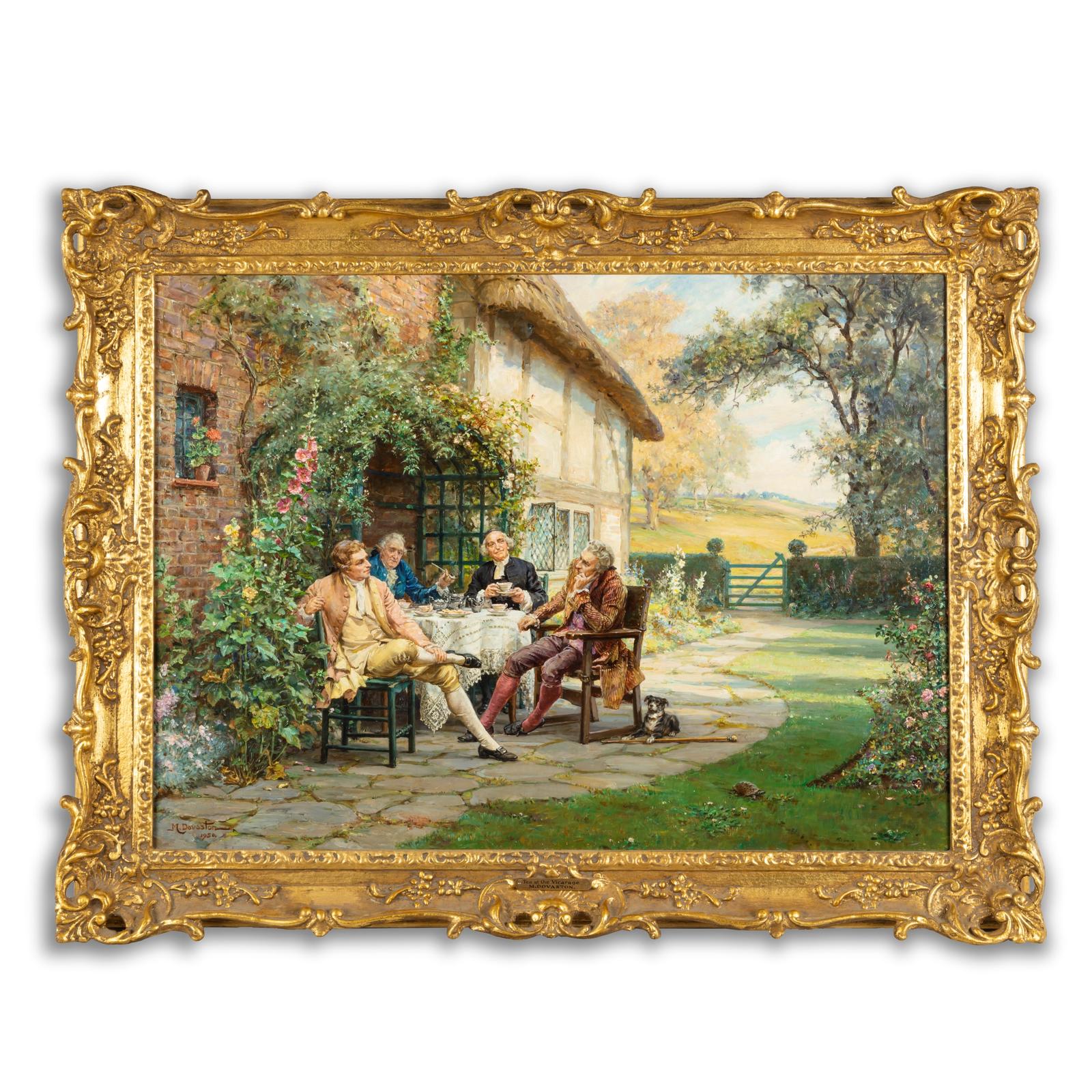 Tea at the Vicarage by Margaret Dovaston - Dated 1952 (1 of 6)