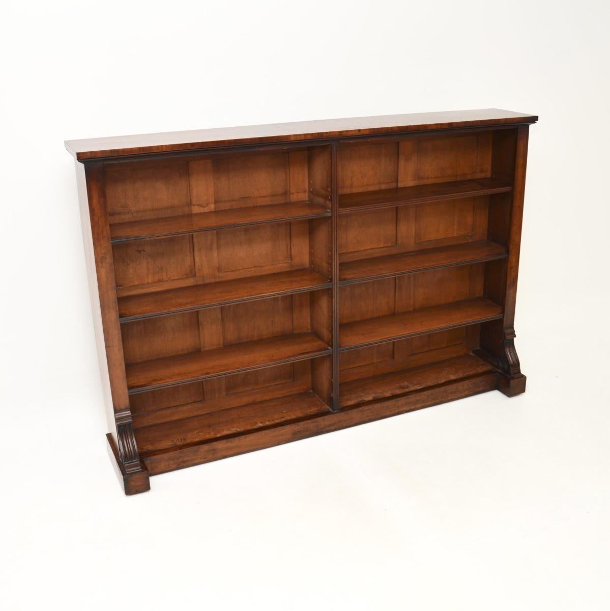 Antique Victorian Mahogany Open Bookcase (1 of 10) Antique Victorian Mahogany Open Bookcase (1 of 10)