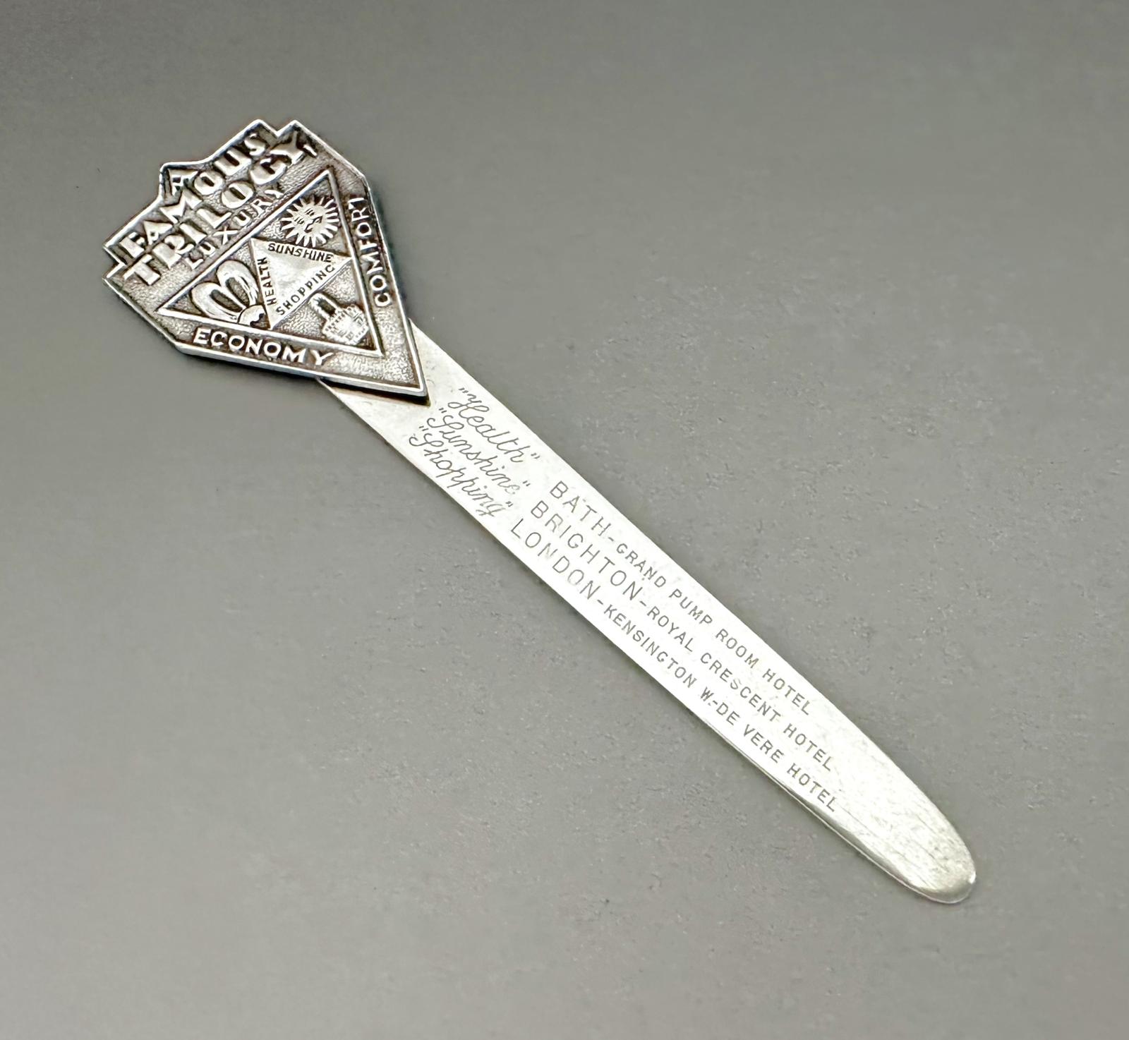 An Unusual Silver Novelty Advertising Bookmark (1 of 9)