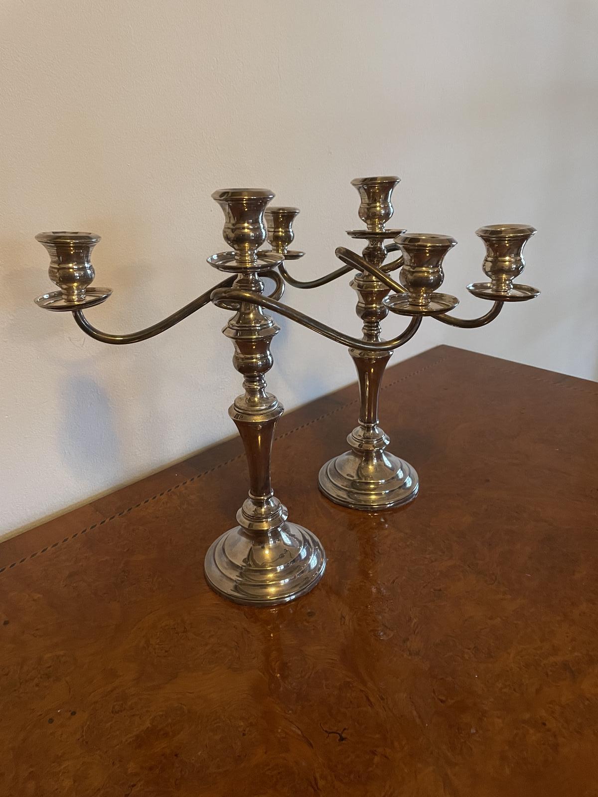 Pair of Silver Candelabras (1 of 3)