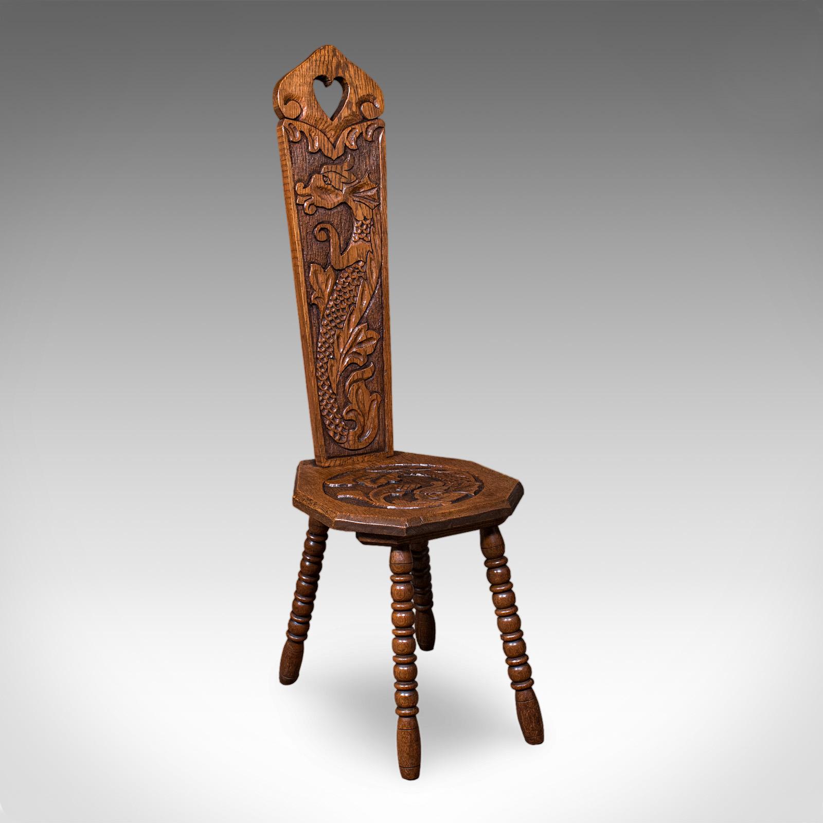 Antique Pembrokeshire Spinning Chair, Welsh, Oak, Work Seat, Stool, Victorian (1 of 10) Antique Pembrokeshire Spinning Chair, Welsh, Oak, Work Seat, Stool, Victorian (1 of 10)