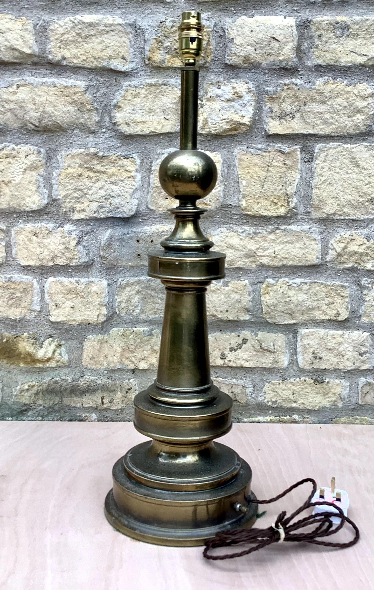 Large Brass Table Lamp (1 of 3)