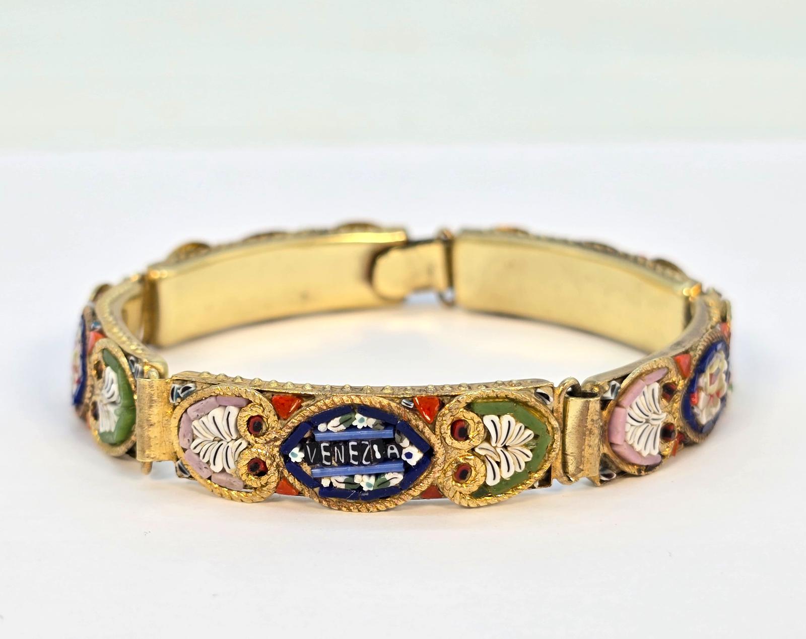 A Grand Tour — Italian Micro Mosaic Bracelet, Venezia (Venice) (1 of 11) A Grand Tour — Italian Micro Mosaic Bracelet, Venezia (Venice) (1 of 11)